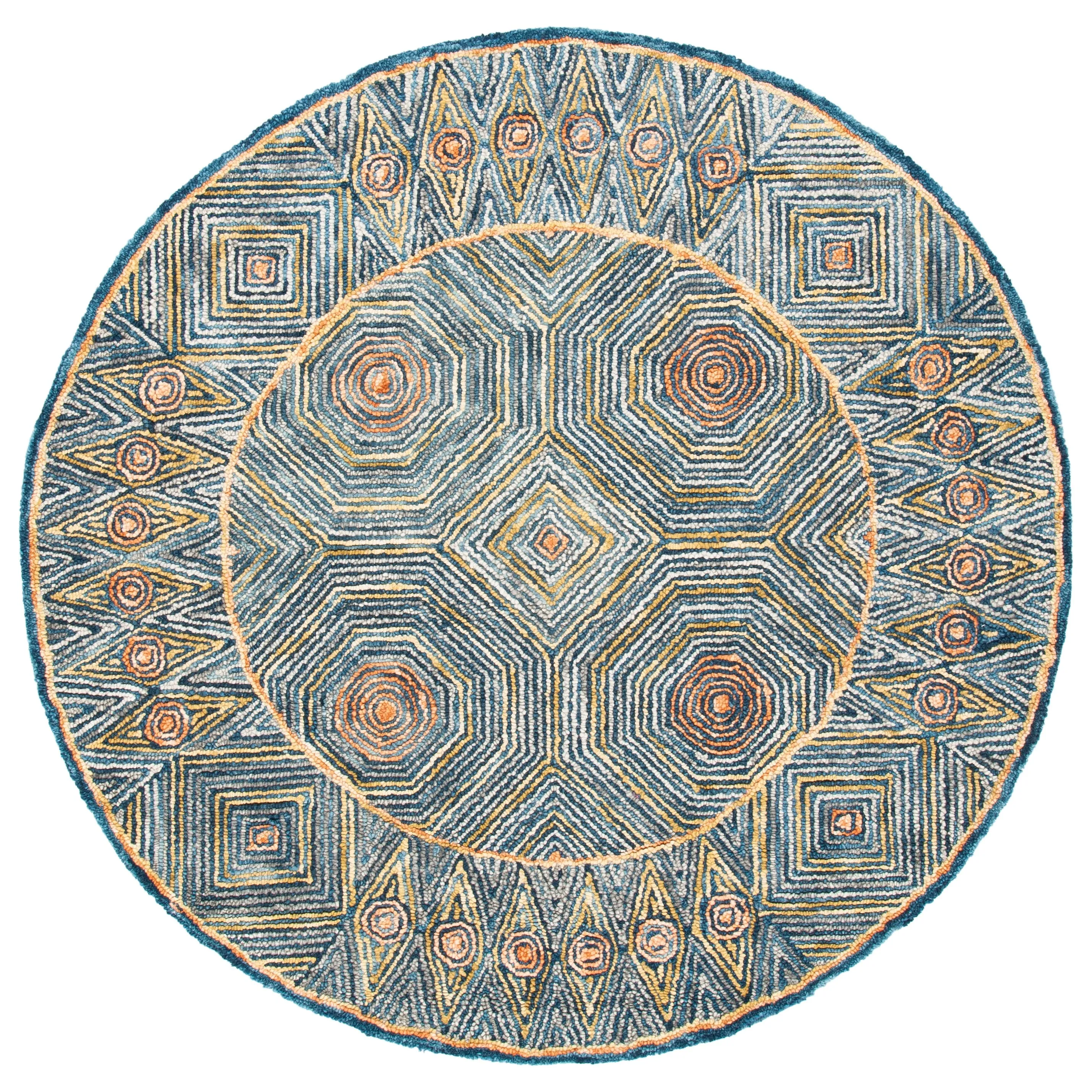 SAFAVIEH Handmade Micro-Loop Hiltrud Modern Wool Rug