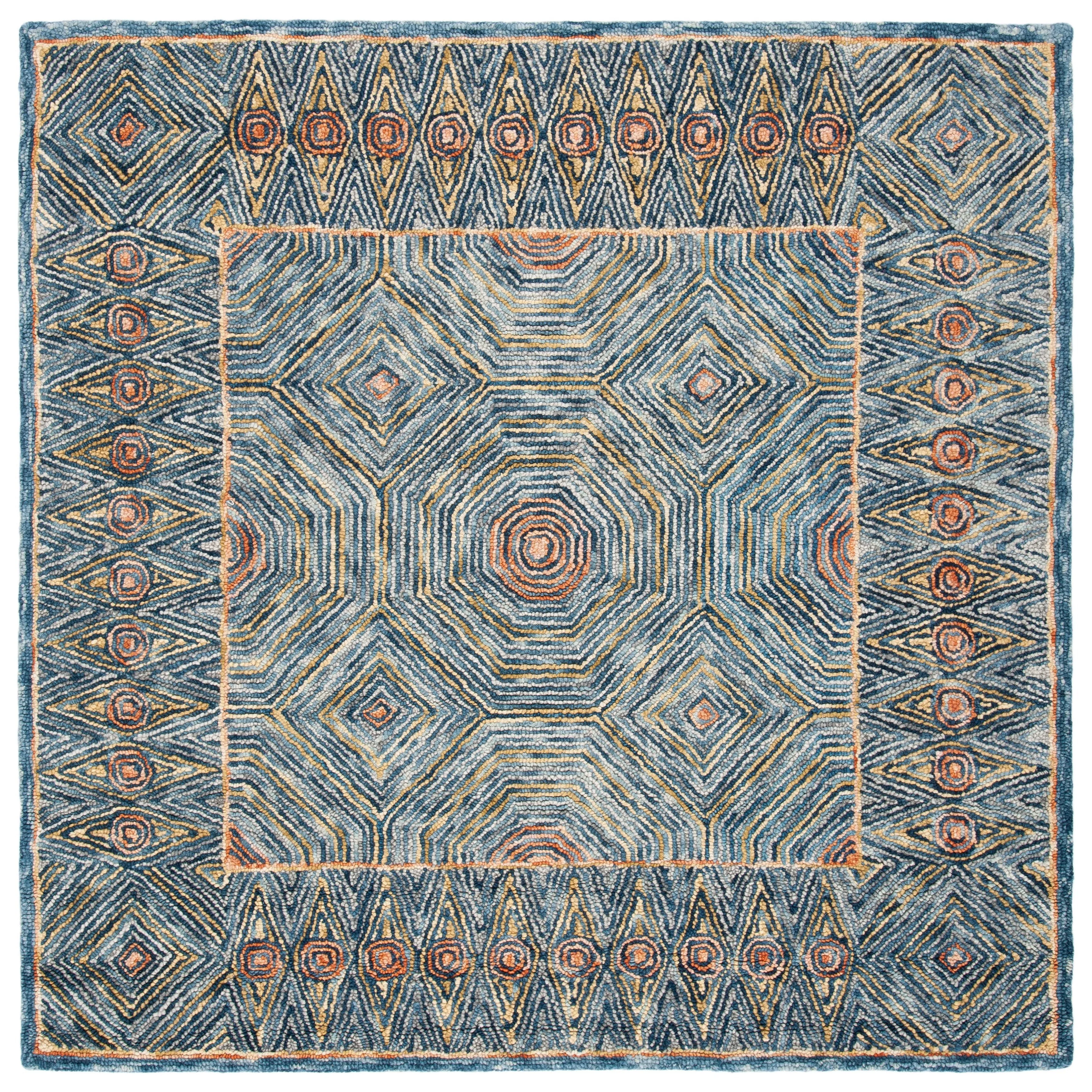 SAFAVIEH Handmade Micro-Loop Hiltrud Modern Wool Rug