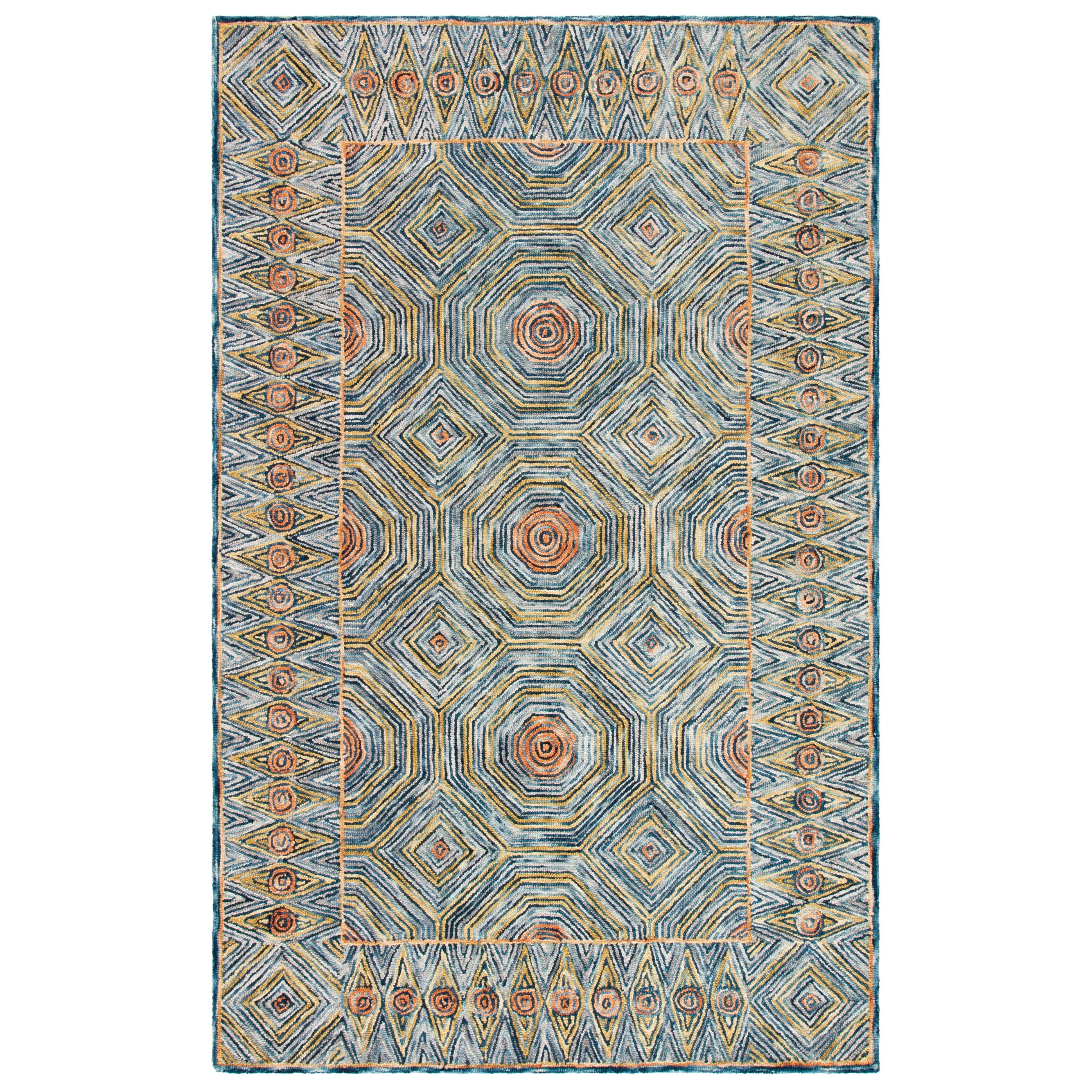 SAFAVIEH Handmade Micro-Loop Hiltrud Modern Wool Rug