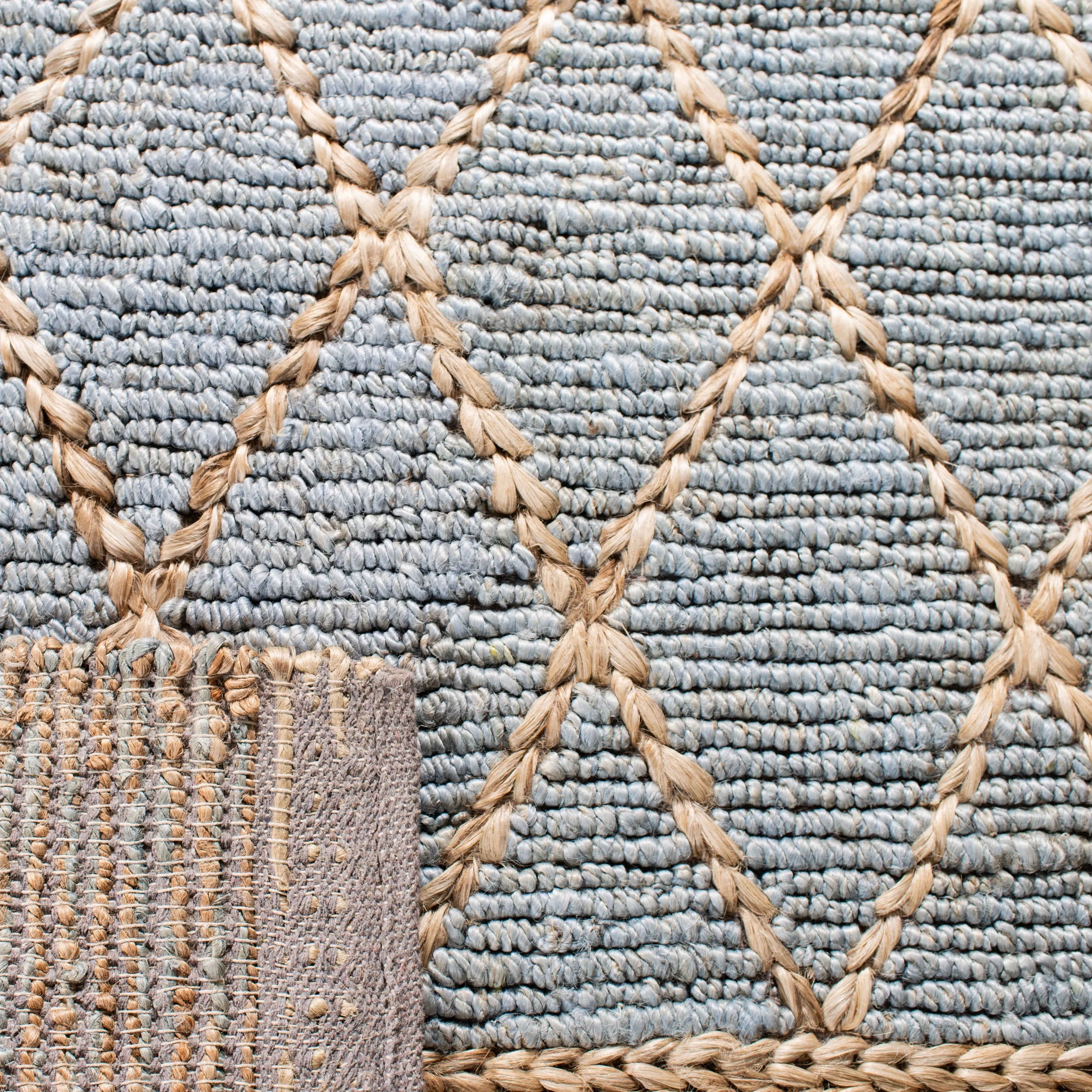 SAFAVIEH Handmade Natural Fiber Adeltraut Trellis Jute Rug