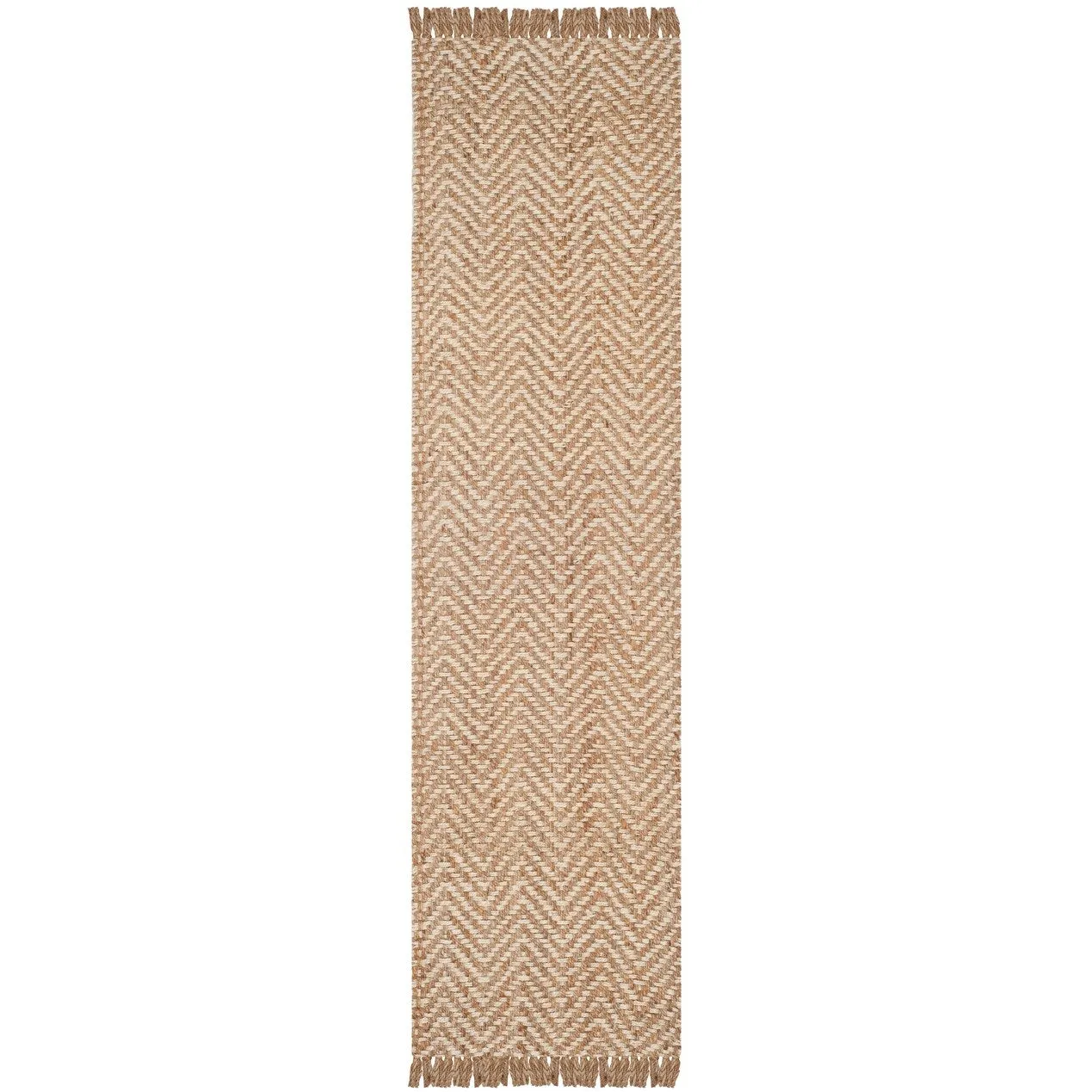 SAFAVIEH Handmade Natural Fiber Atlandida Casual Chevron Jute Rug