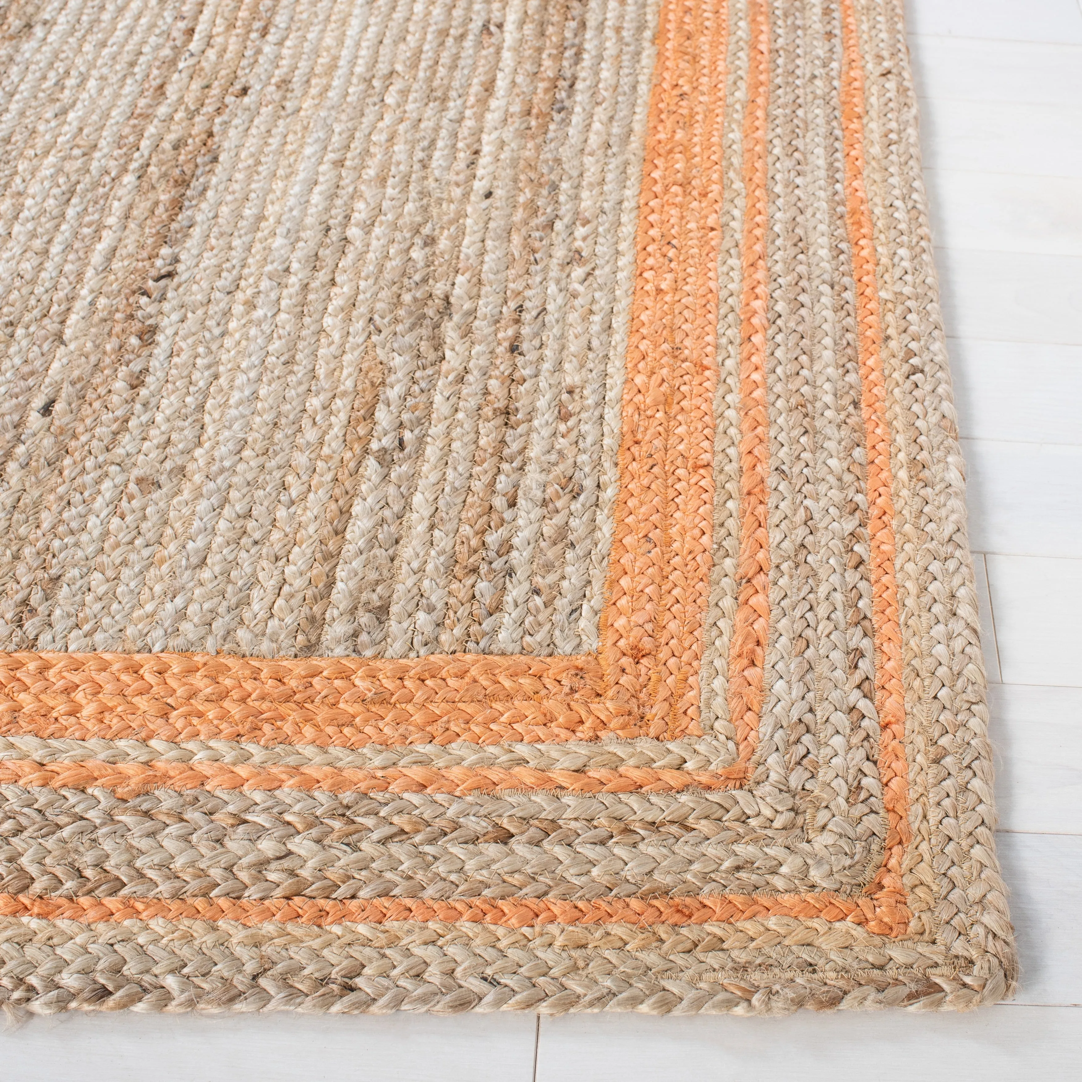 SAFAVIEH Handmade Natural Fiber Averi Border Jute Rug