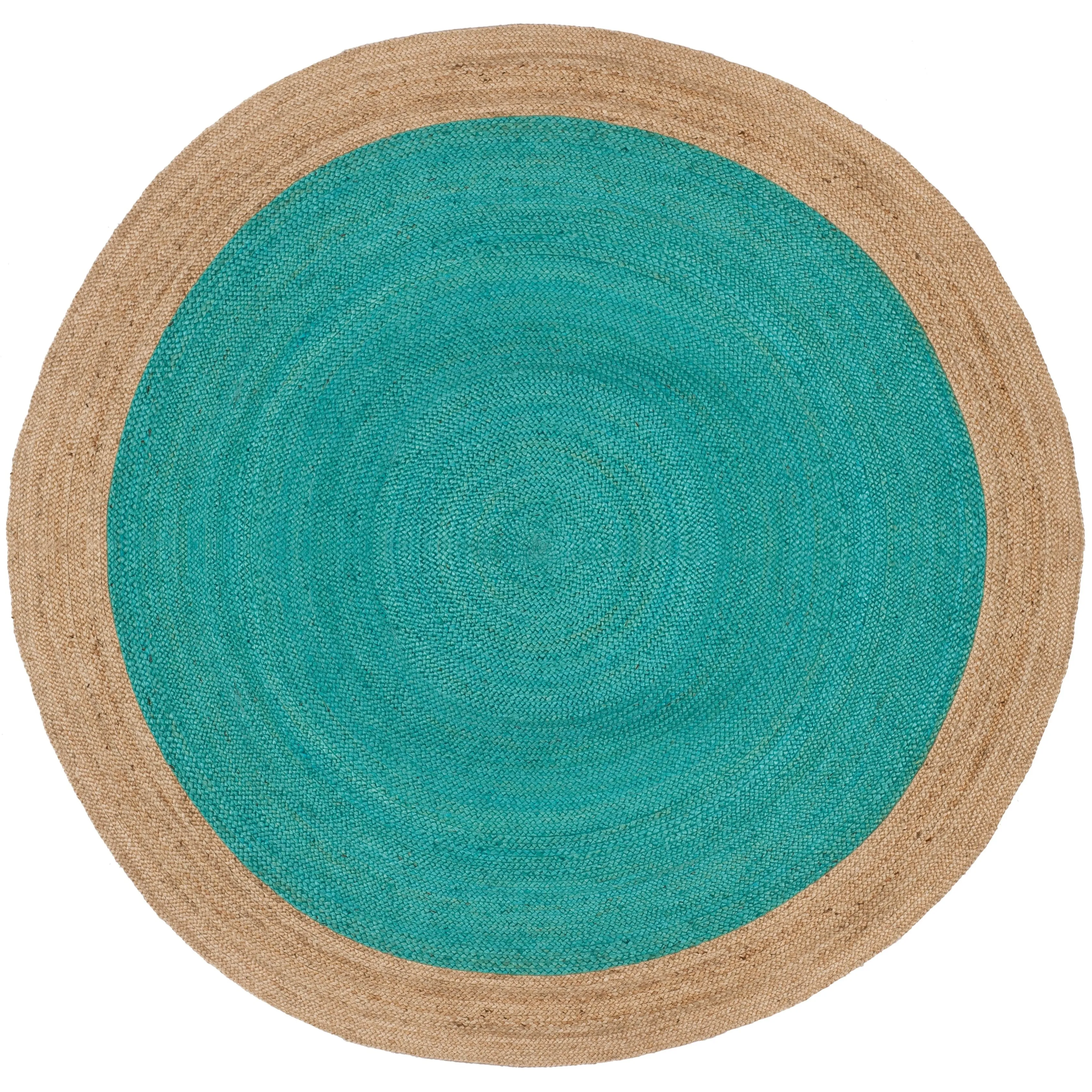 SAFAVIEH Handmade Natural Fiber Jolette Bordered Round Jute Rug