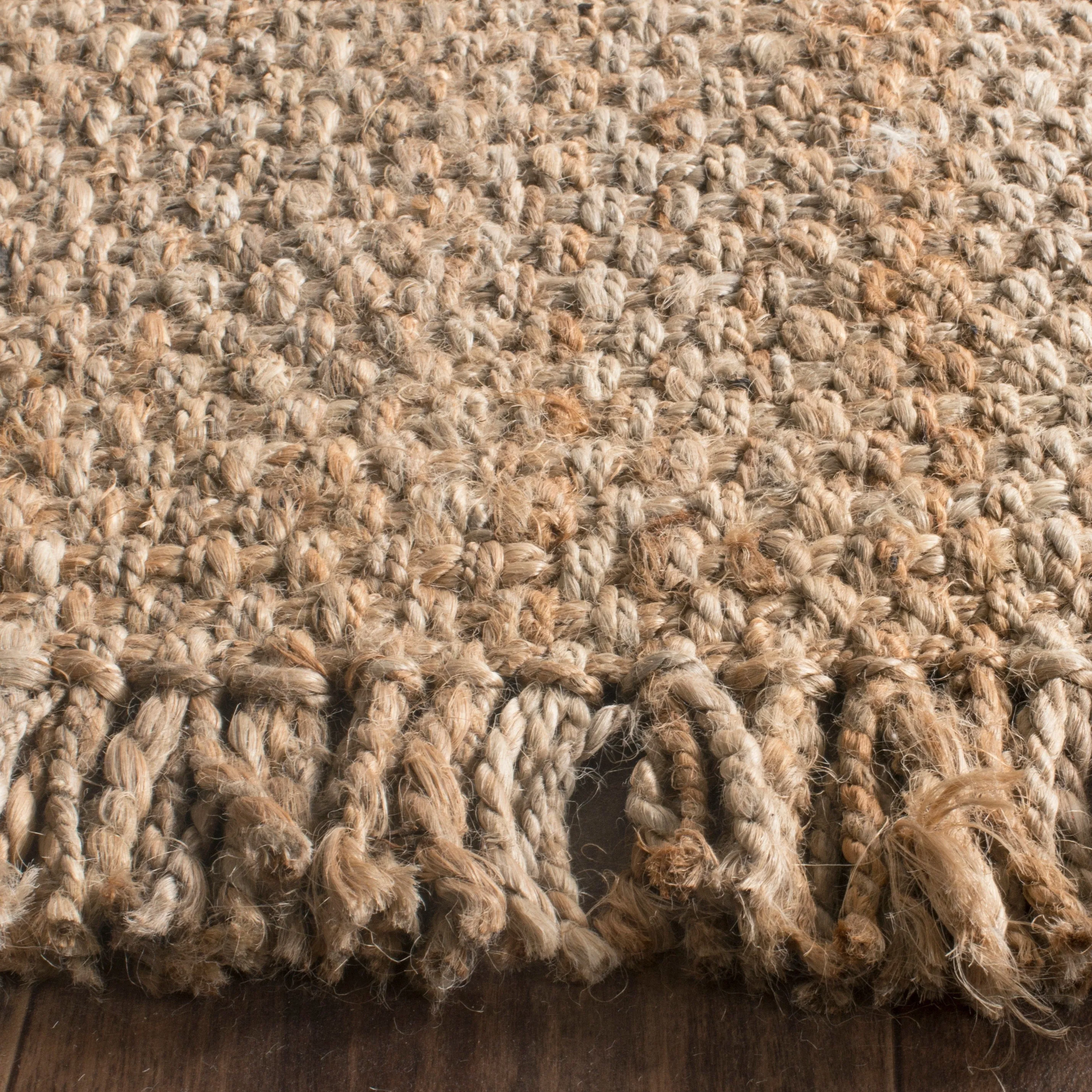SAFAVIEH Handmade Natural Fiber Khloe Fringe Jute Rug