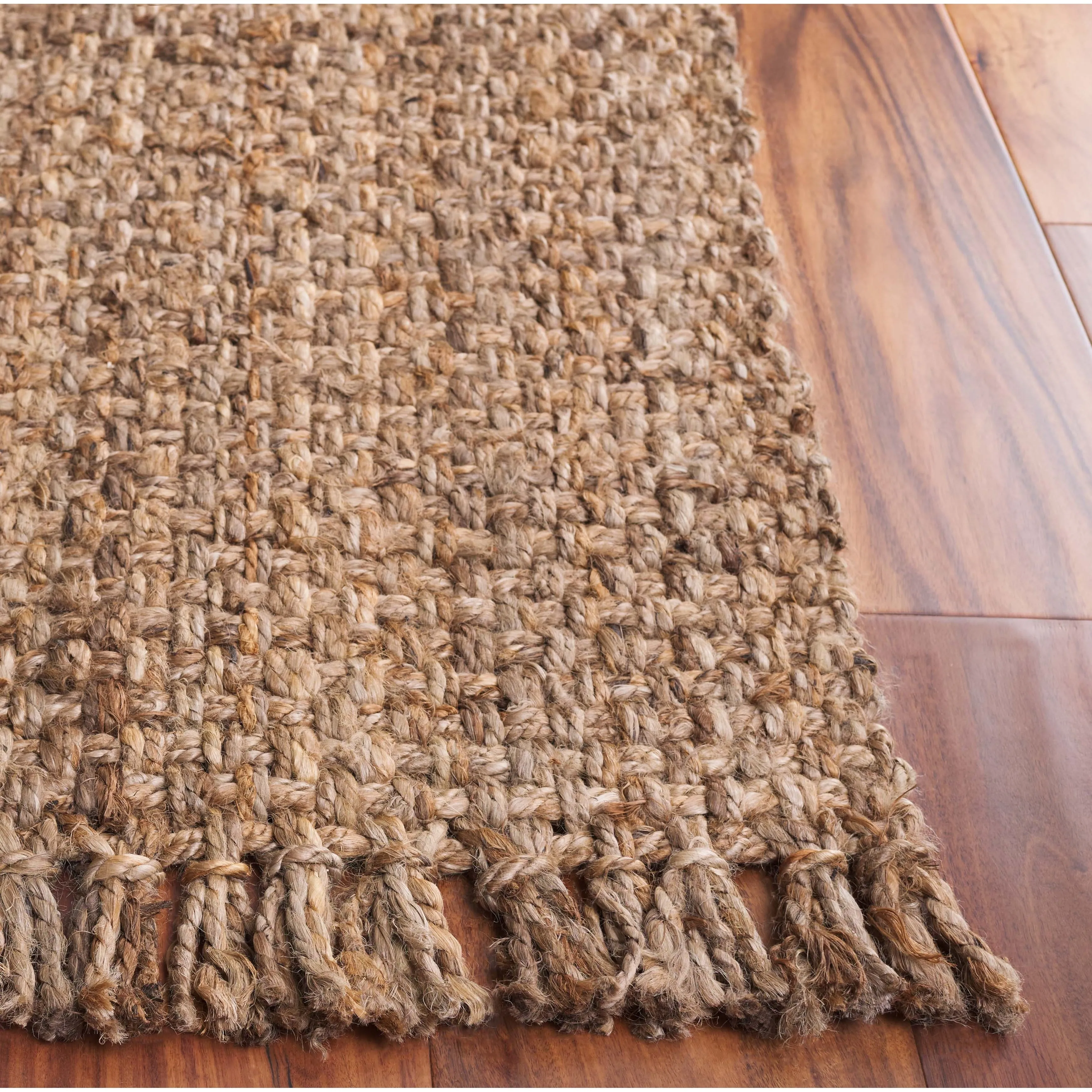 SAFAVIEH Handmade Natural Fiber Khloe Fringe Jute Rug