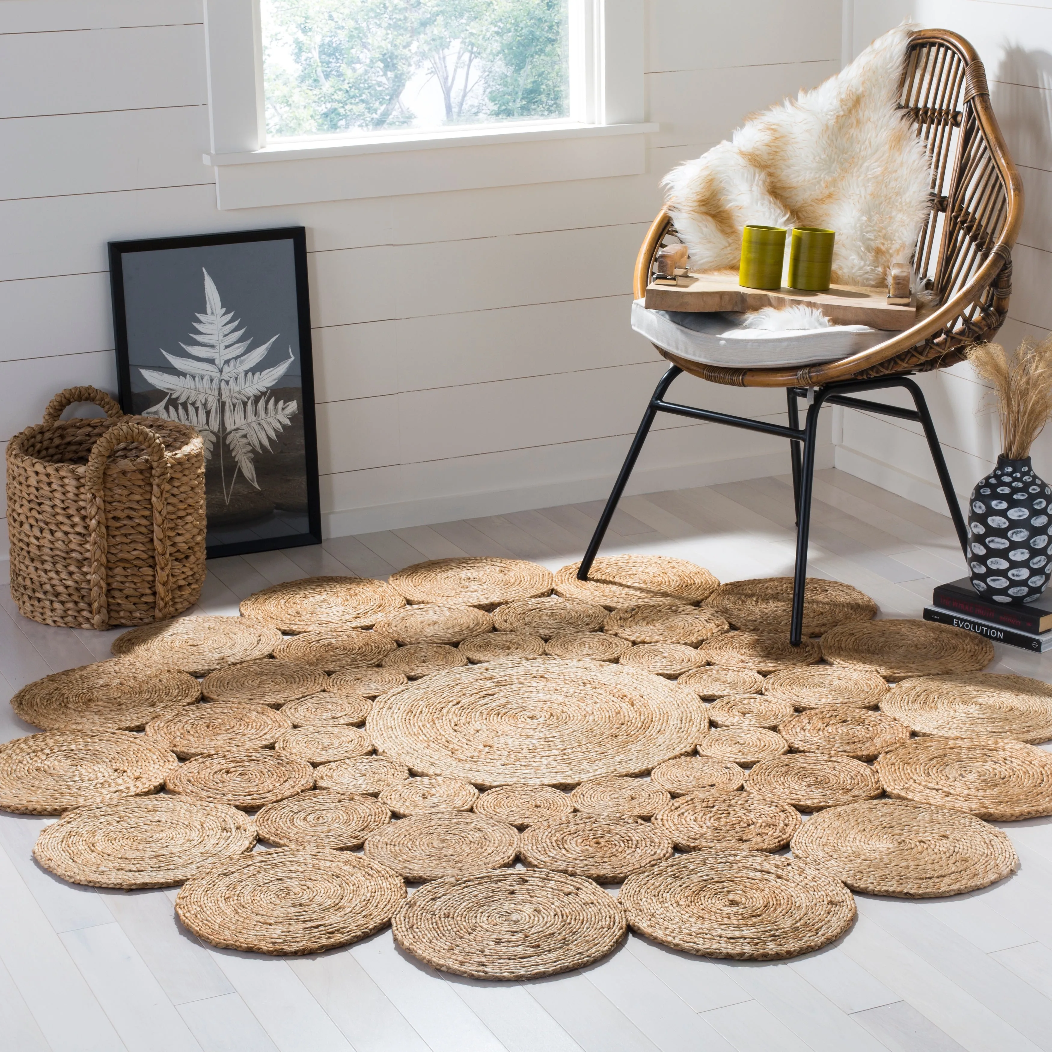 SAFAVIEH Handmade Natural Fiber Maita Country Jute Rug