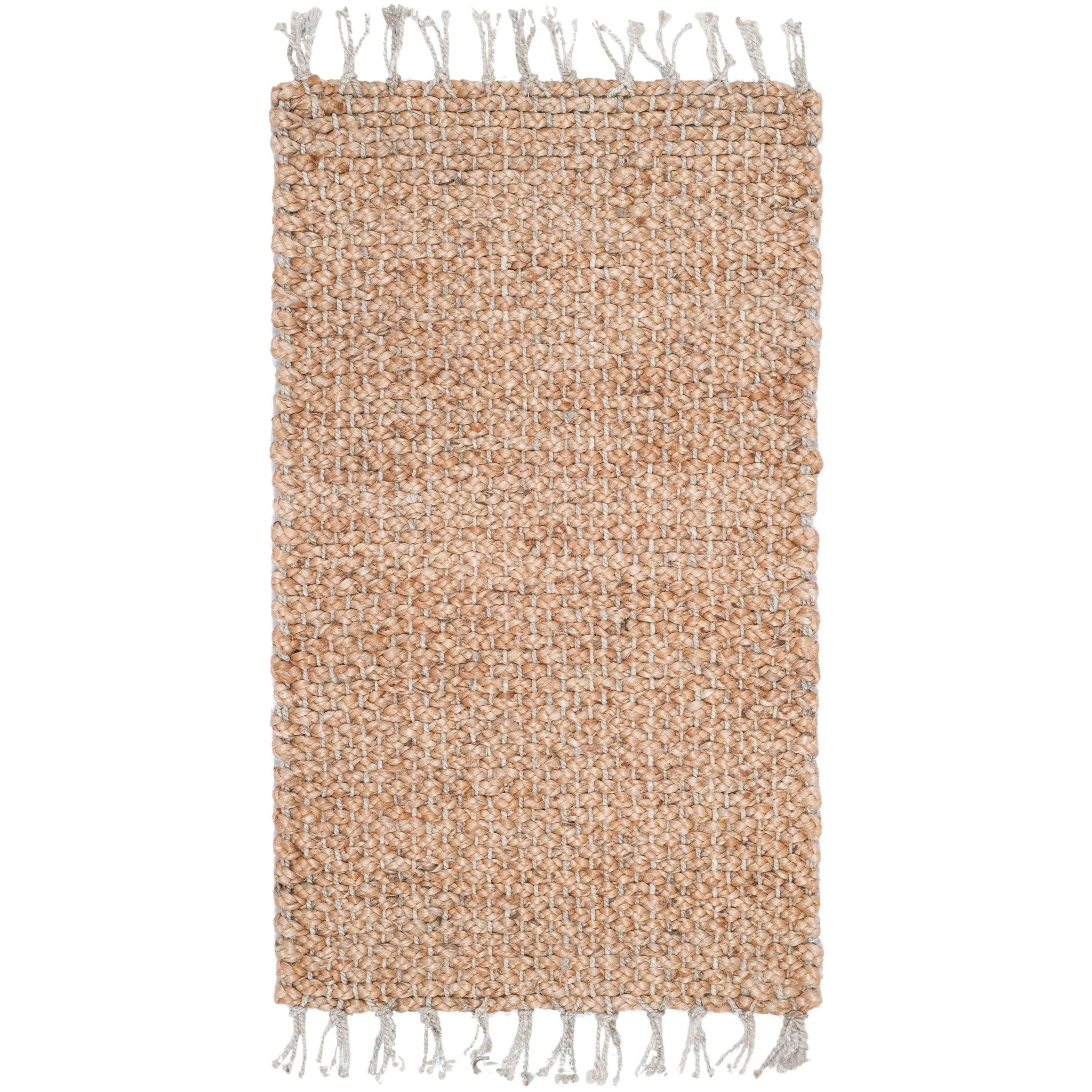 SAFAVIEH Handmade Natural Fiber Montserrat Jute Rug with Fringe