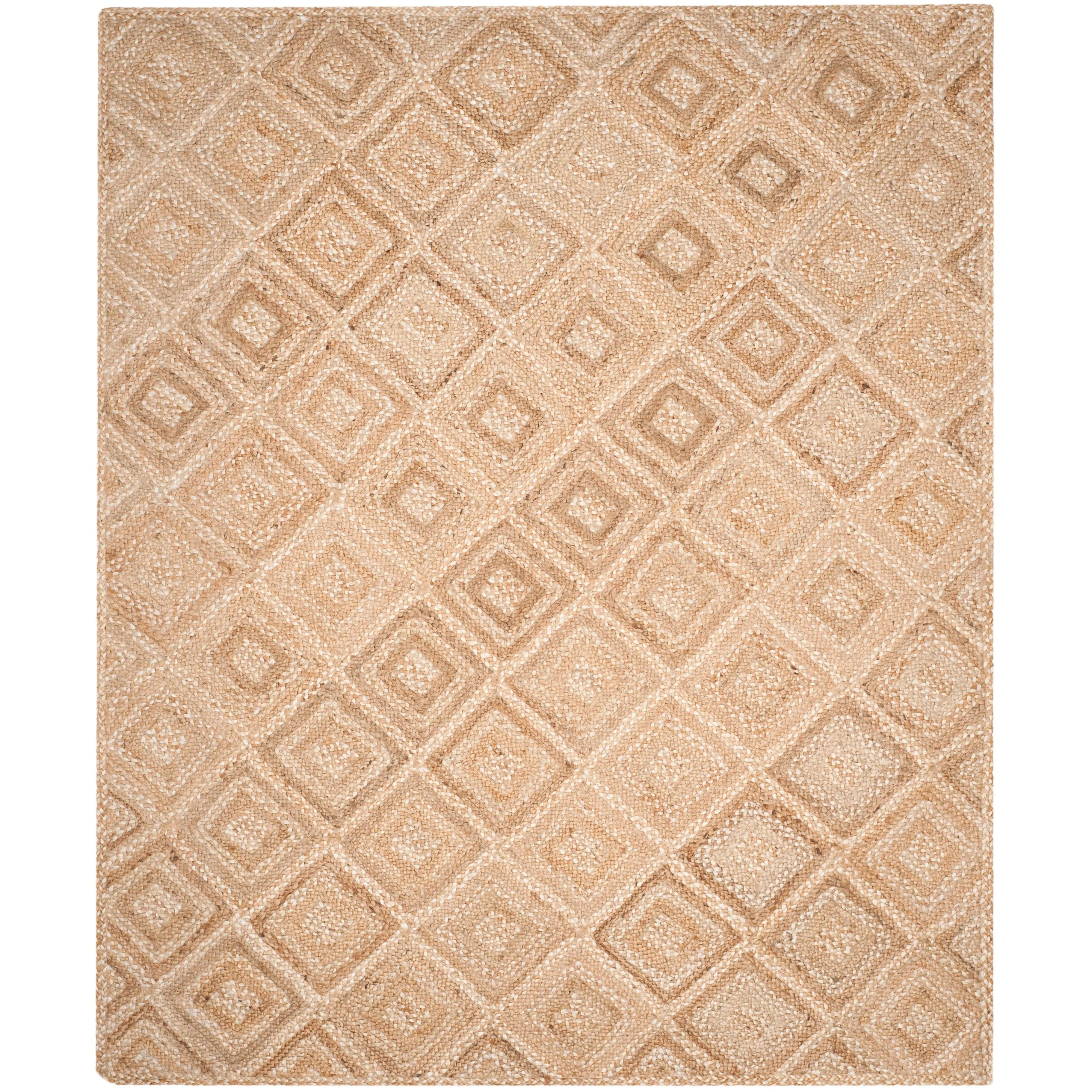 SAFAVIEH Handmade Natural Fiber Rieta Diamond Jute Rug