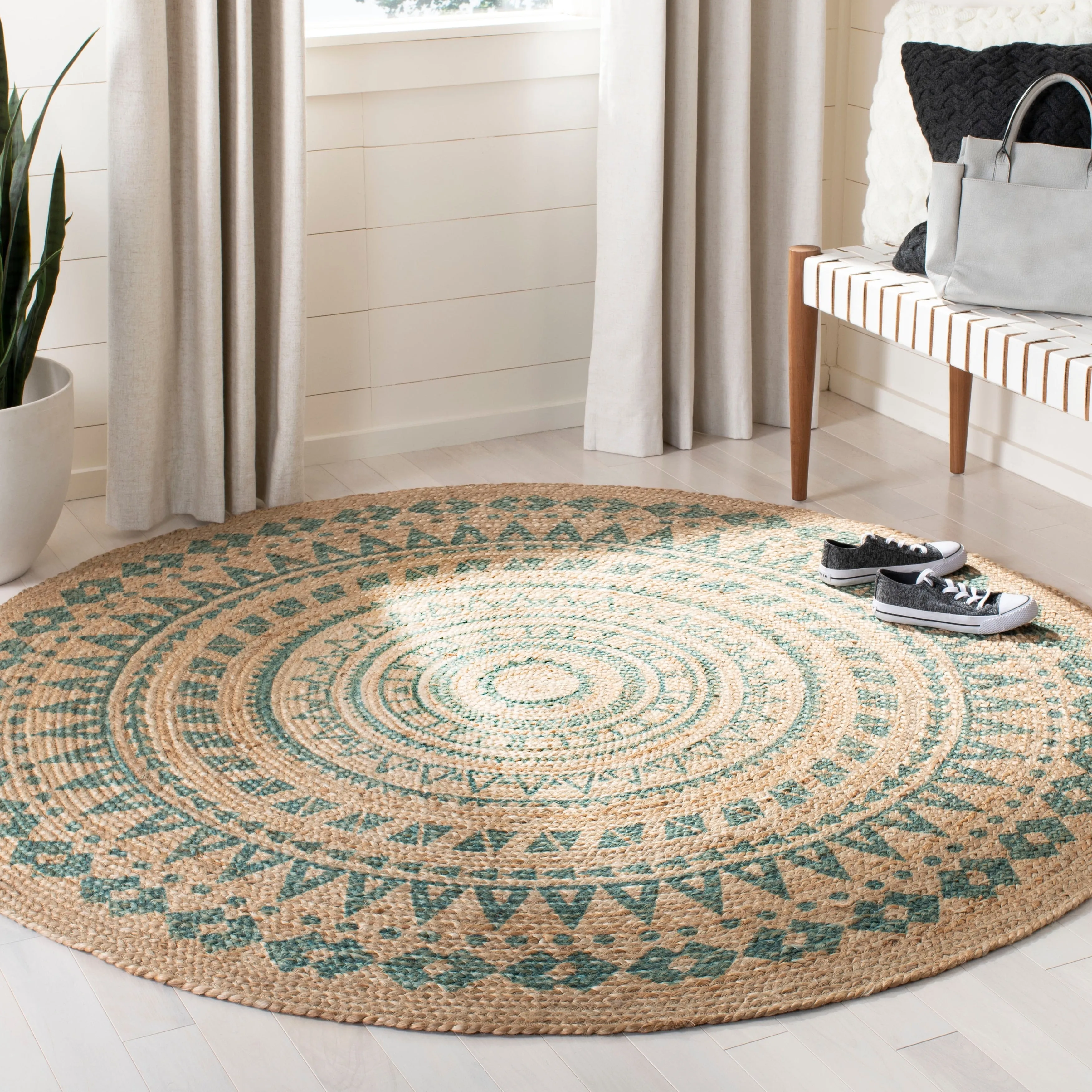 SAFAVIEH Handmade Natural Fiber Selah Casual Jute Rug
