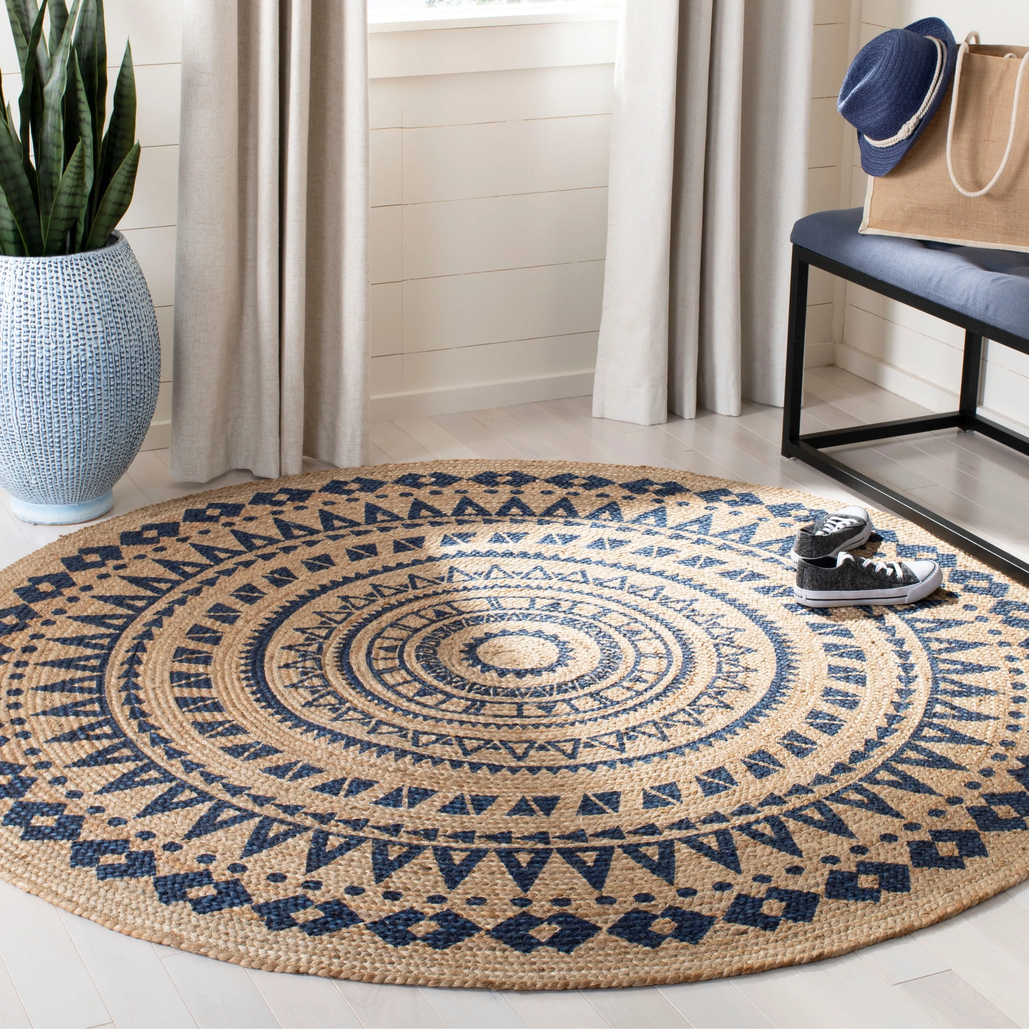 SAFAVIEH Handmade Natural Fiber Selah Casual Jute Rug