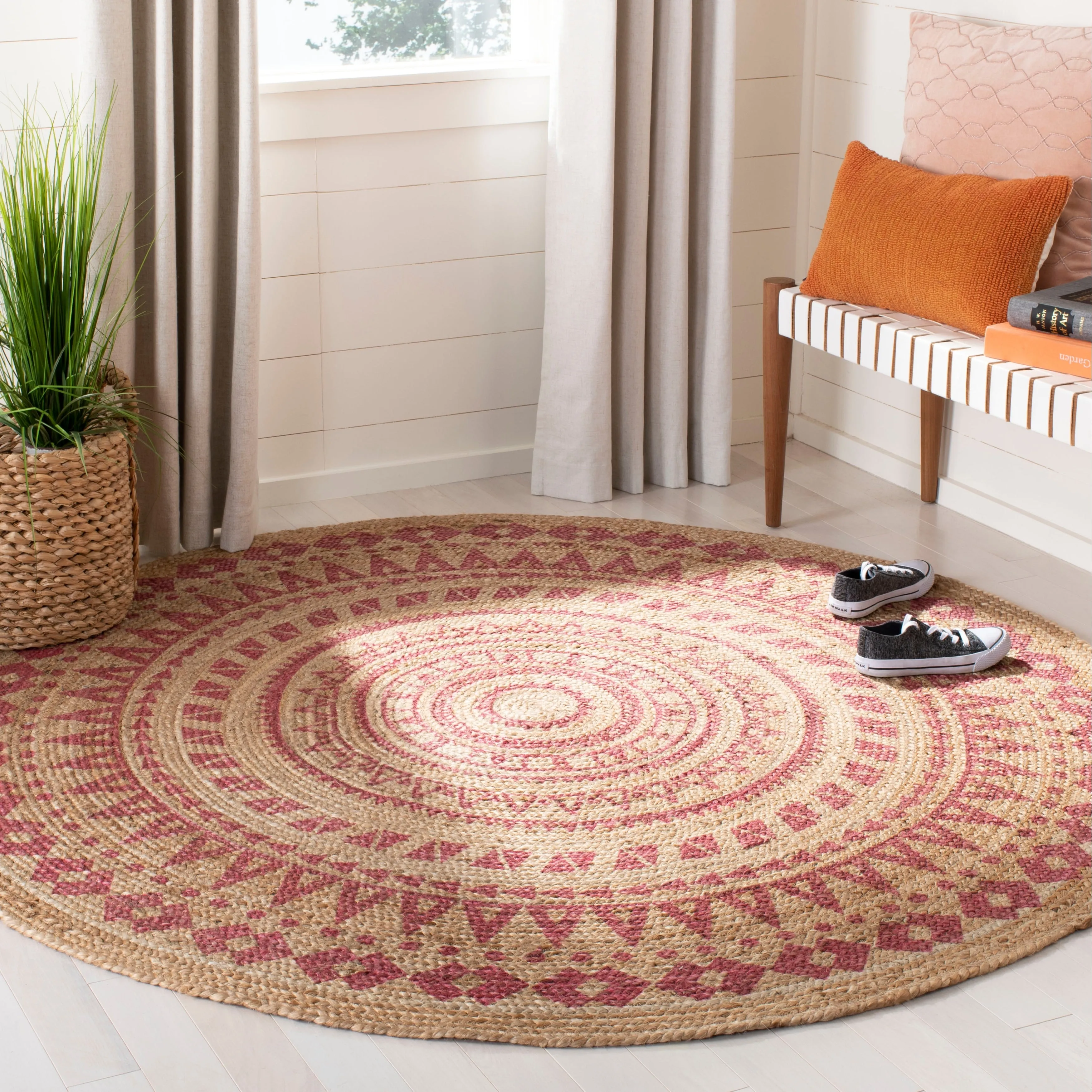 SAFAVIEH Handmade Natural Fiber Selah Casual Jute Rug