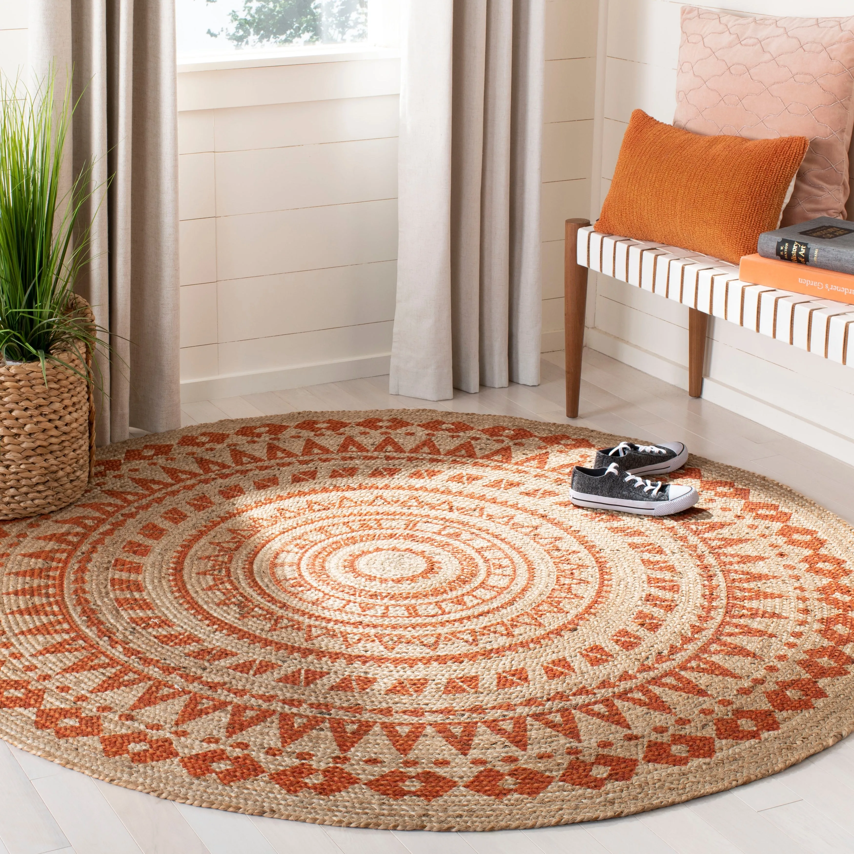 SAFAVIEH Handmade Natural Fiber Selah Casual Jute Rug