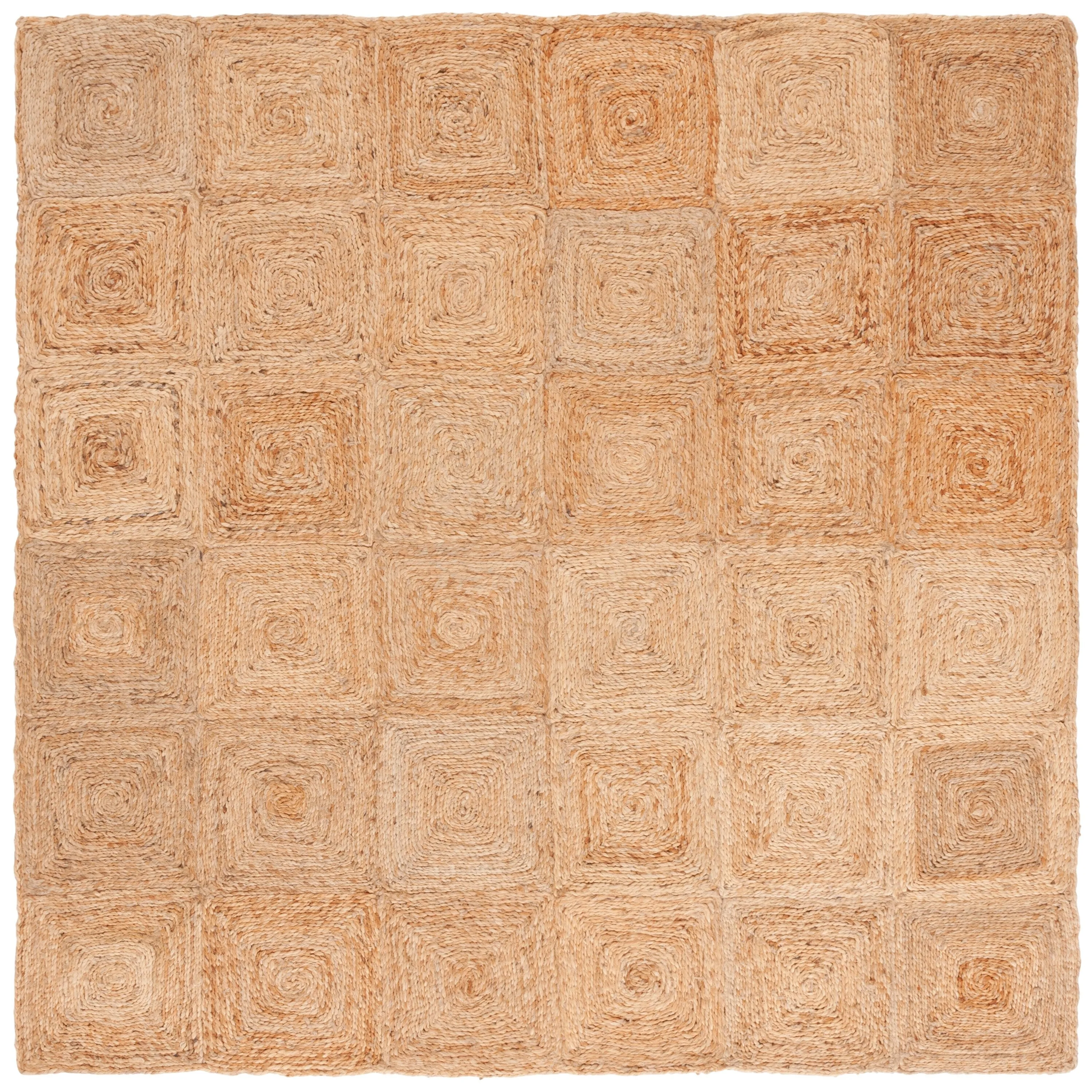 SAFAVIEH Handmade Natural Fiber Taniyah Farmhouse Geometric Jute Rug