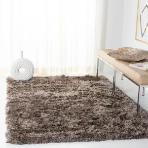SAFAVIEH Handmade Paris Shag Danara 2.5-inch Thick Rug - Sable - 5' x 7'