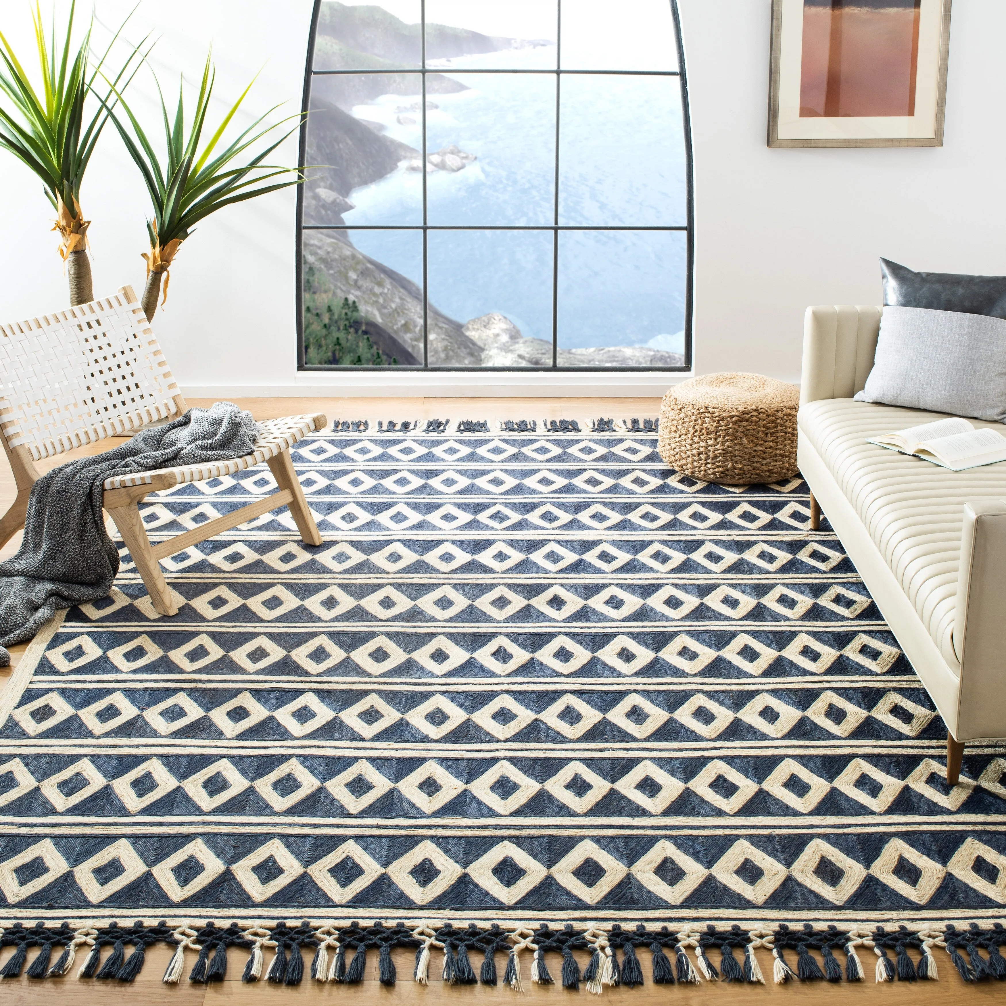 SAFAVIEH Handmade Sahara Fernanda Moroccan Jute Rug