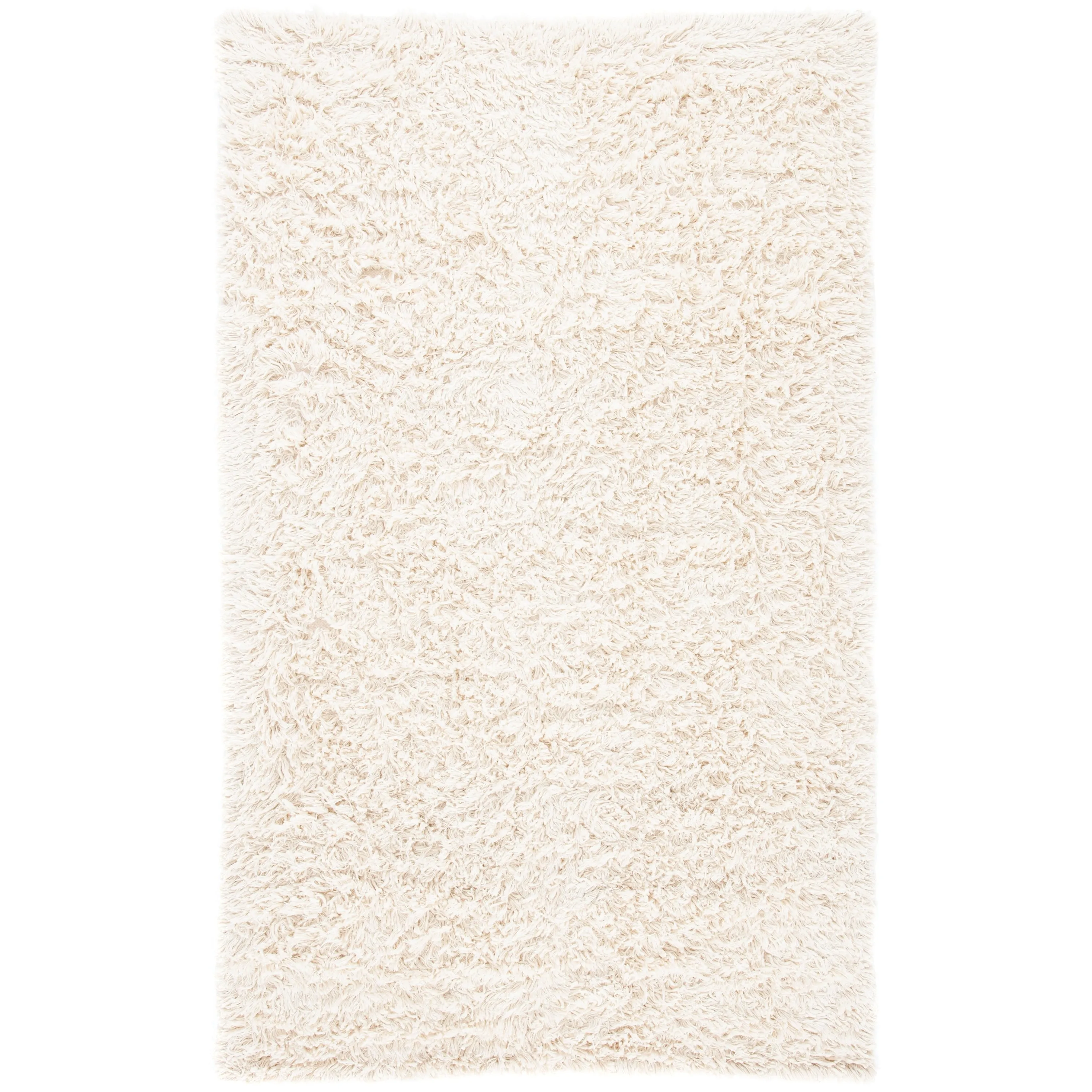 SAFAVIEH Handmade Shag Mariela Solid Wool Rug