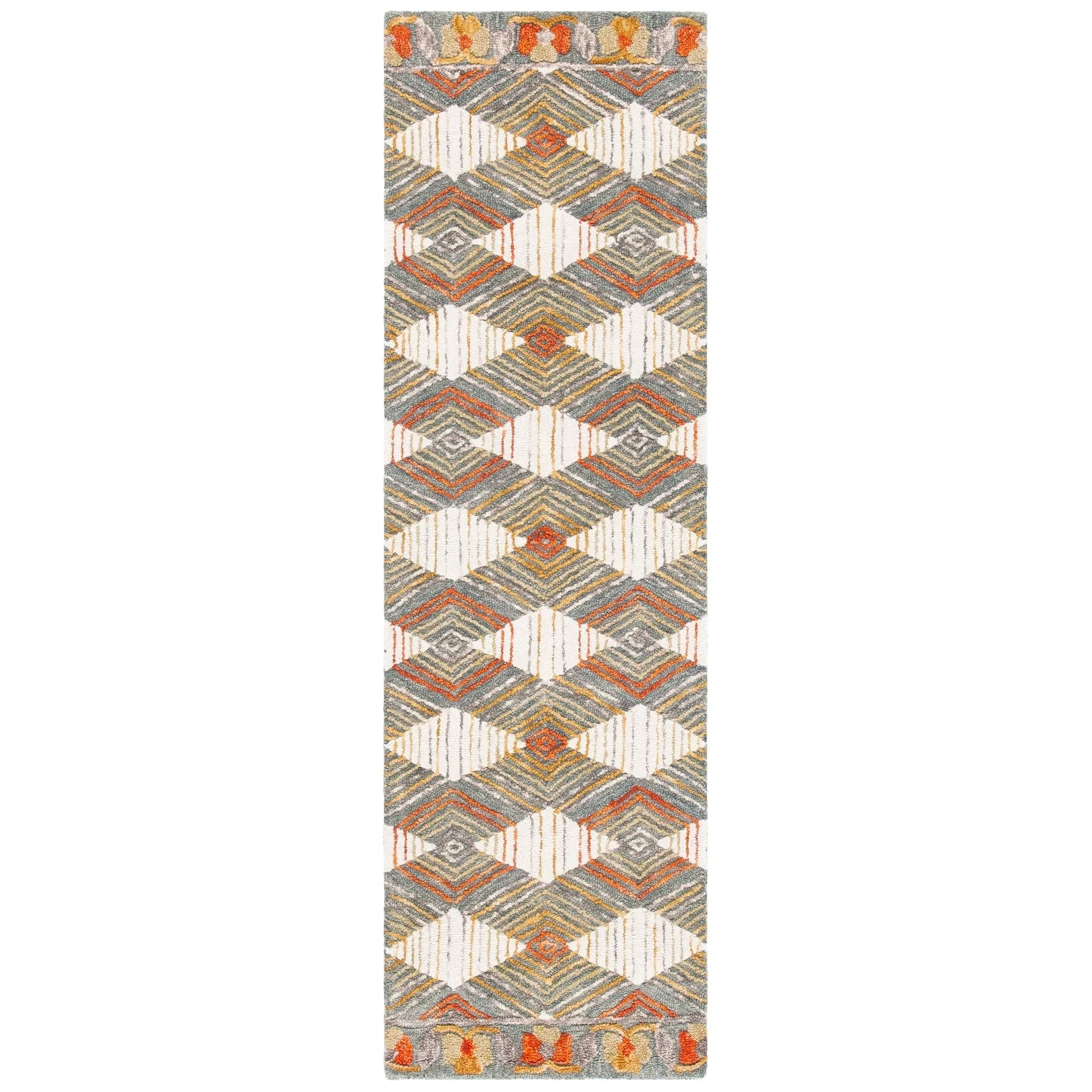 SAFAVIEH Handmade Trace Latoya Geometric Wool Rug