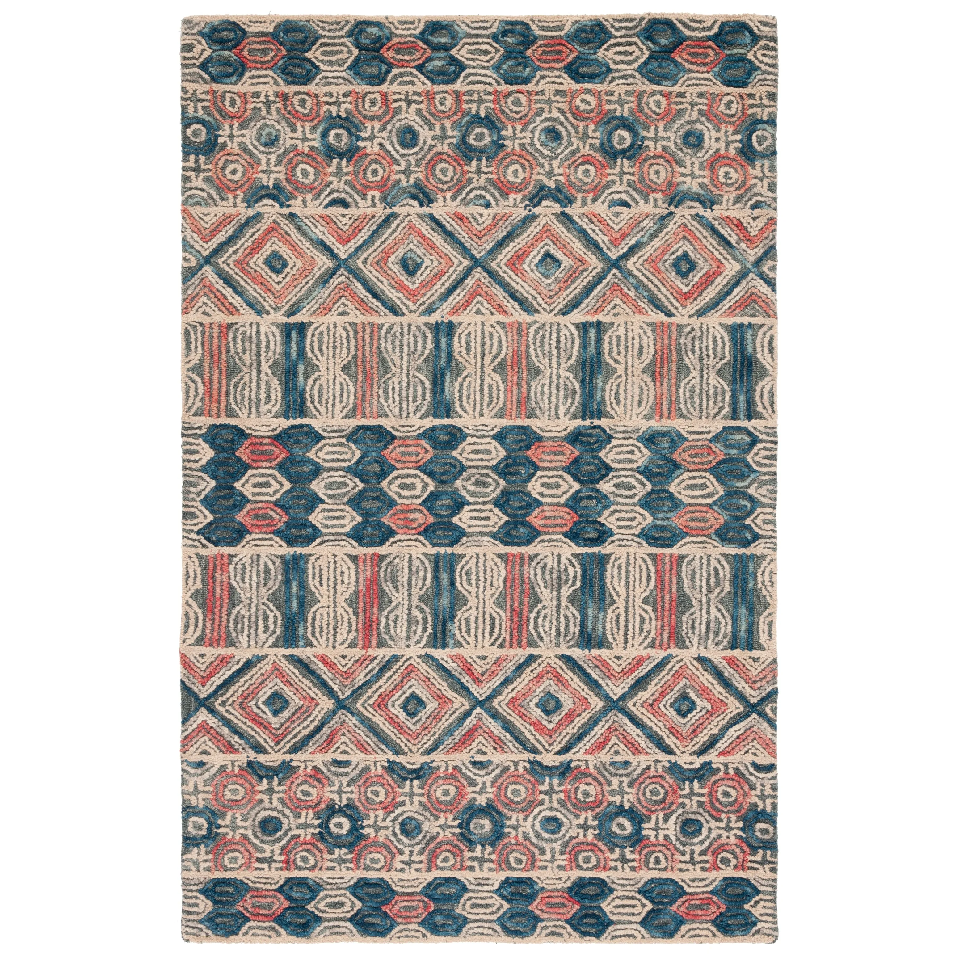 SAFAVIEH Handmade Trace Shanta Moroccan Wool Rug