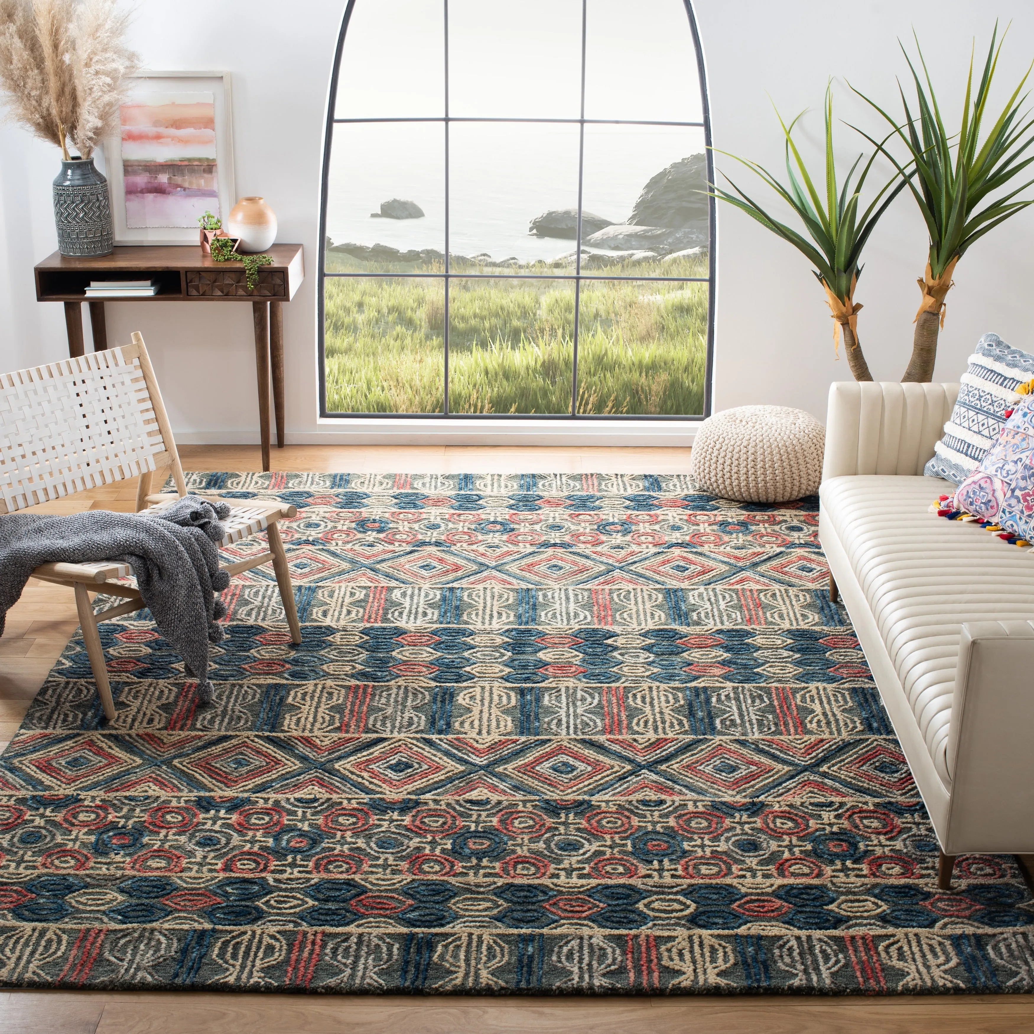 SAFAVIEH Handmade Trace Shanta Moroccan Wool Rug