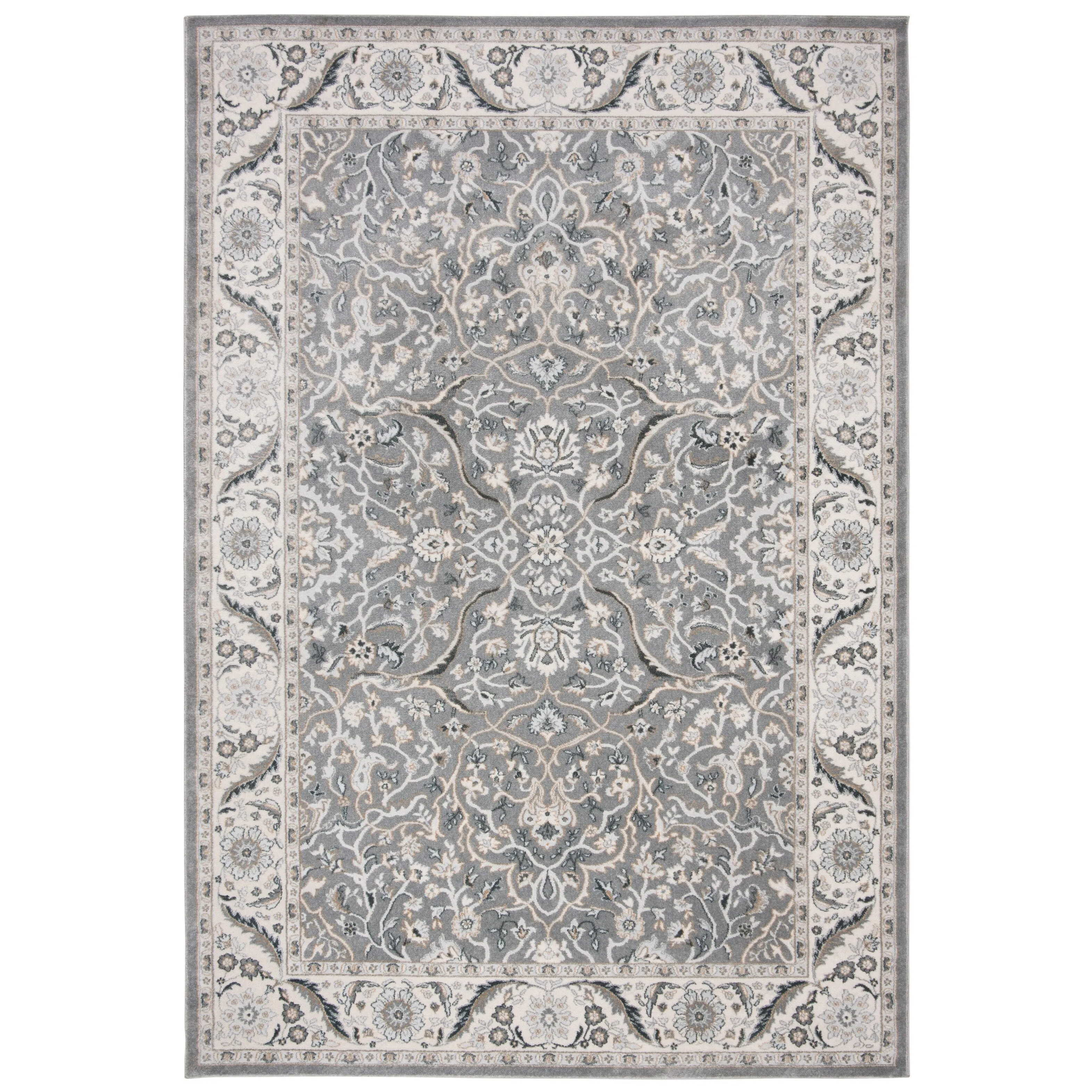 SAFAVIEH Isabella Pietra Traditional Oriental Rug - Grey/Dark Grey - 5' 3 x 7' 6