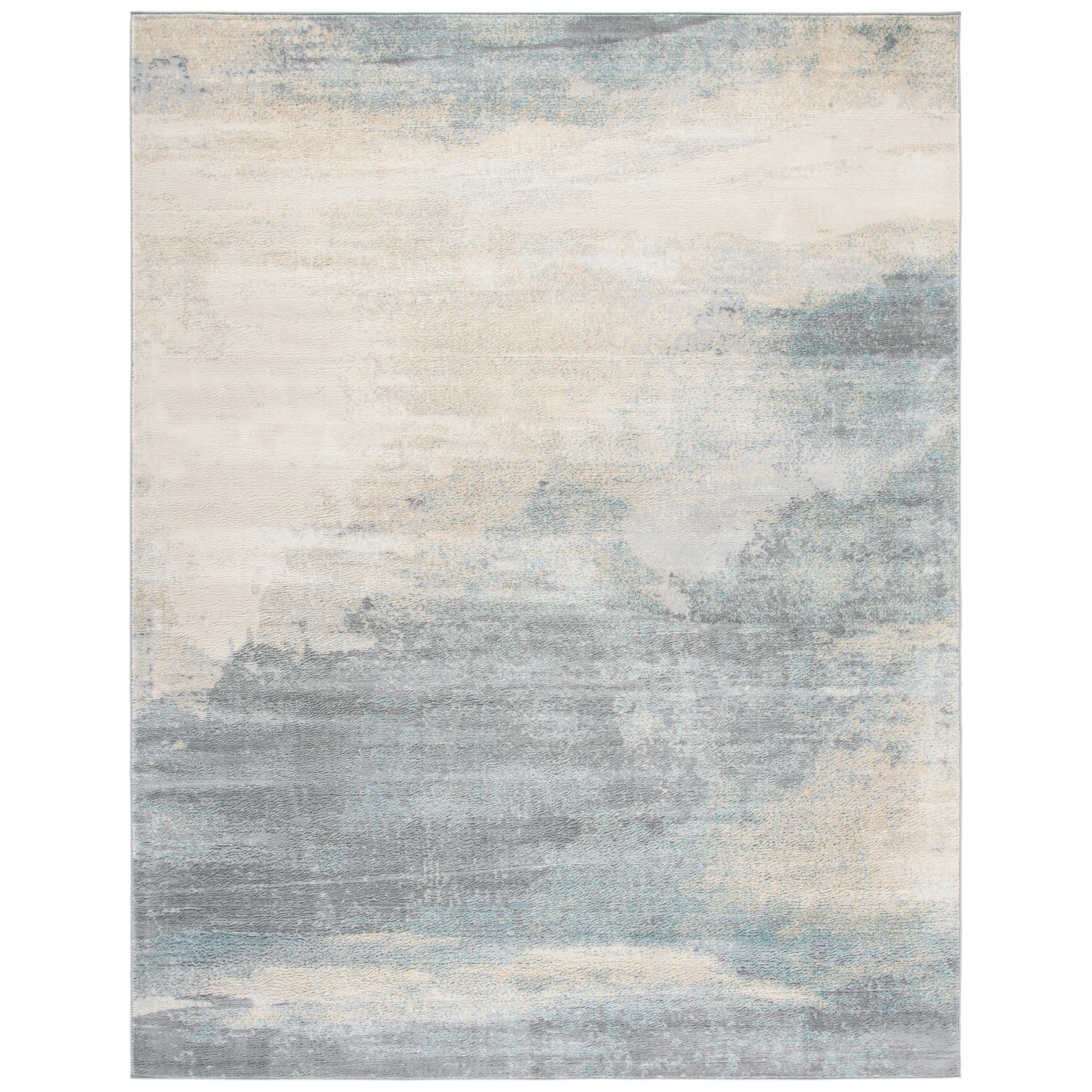 SAFAVIEH Jasper Maliyah Modern Abstract Rug - Grey/Gold - 6' x 9'