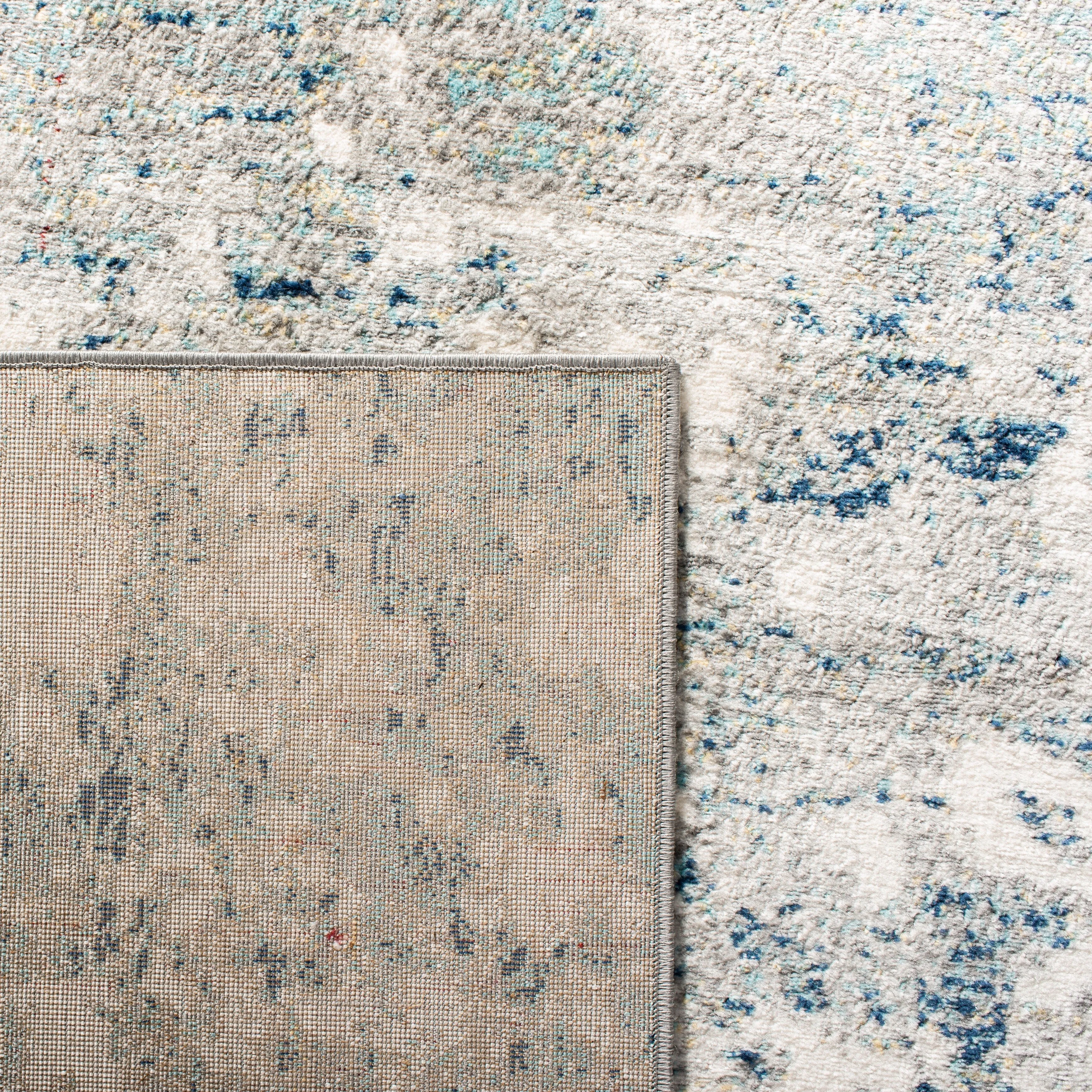 SAFAVIEH Jasper Shreya Modern Abstract Rug - Grey/Blue - 6' x 9'