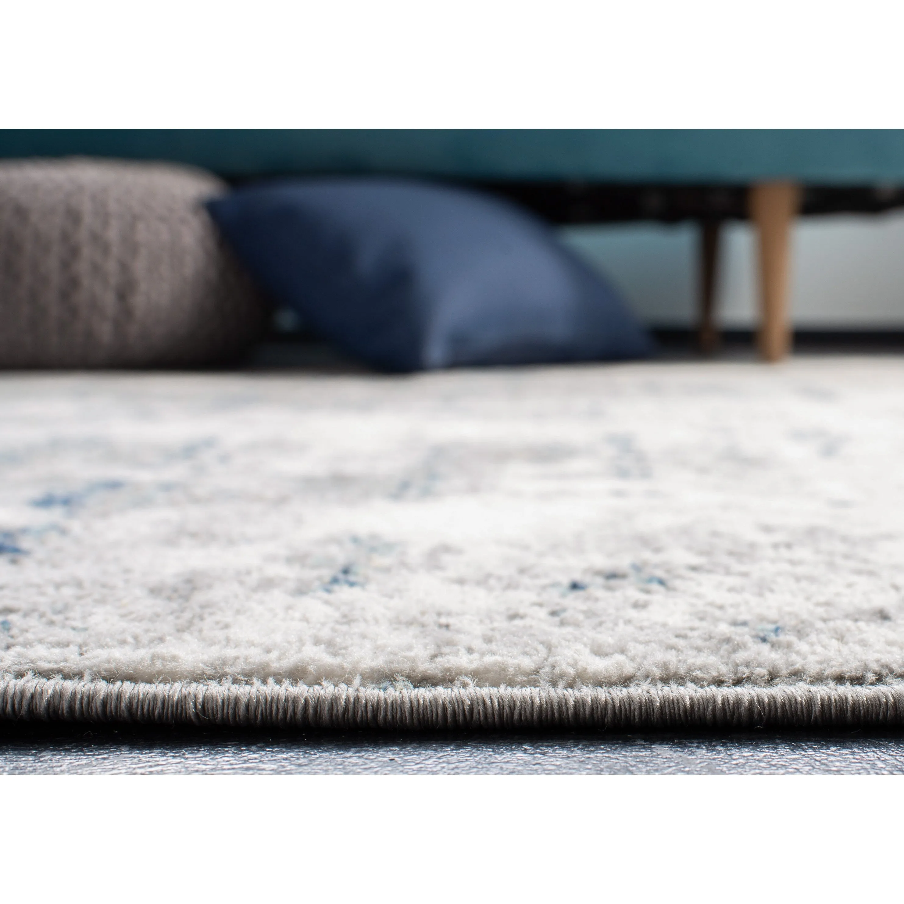 SAFAVIEH Jasper Shreya Modern Abstract Rug - Grey/Blue - 8' x 10'