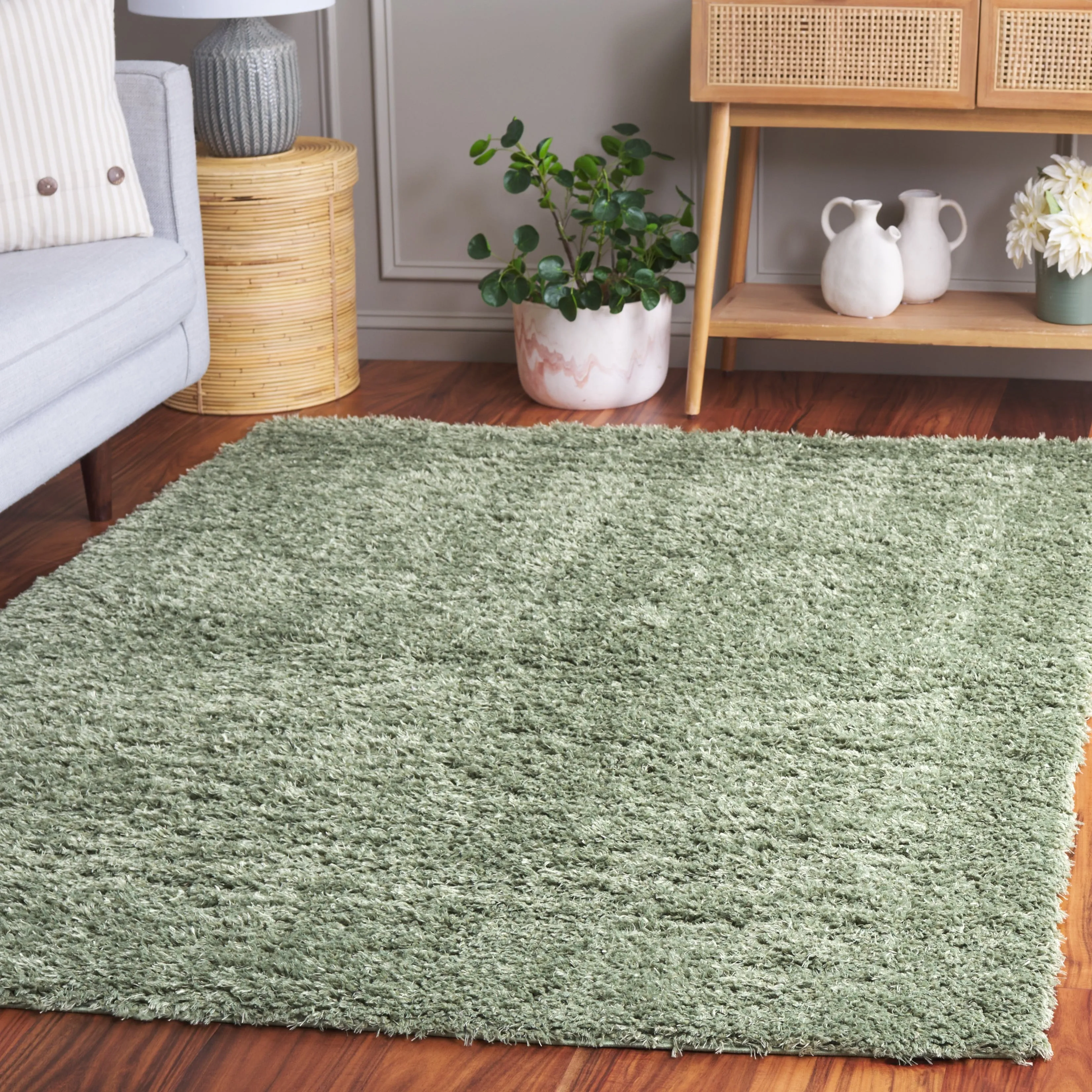 SAFAVIEH Lindsay Shag Luann Contemporary Rug