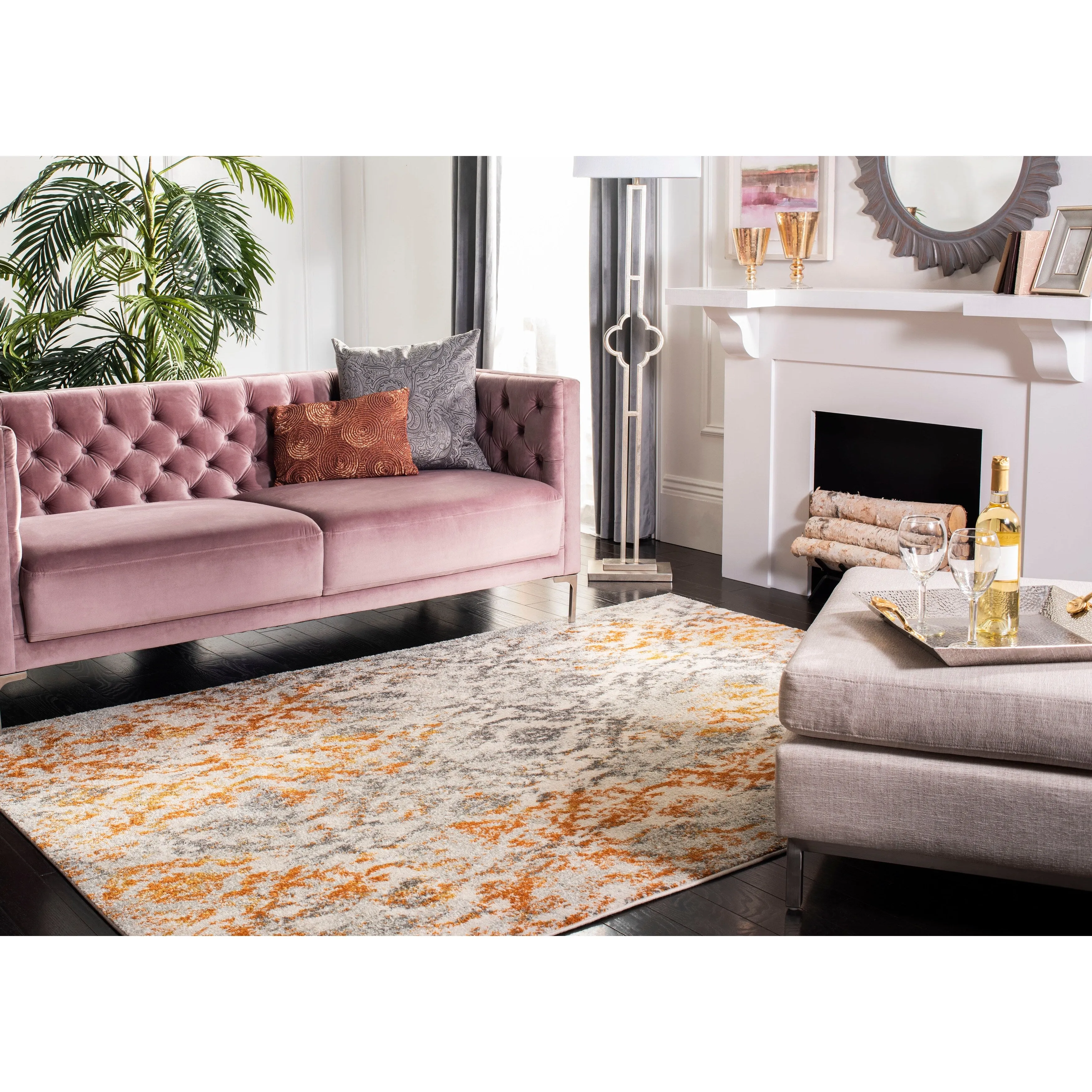 SAFAVIEH Madison Marceline Distressed Vintage Boho Rug
