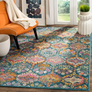 SAFAVIEH. Madison Margy Boho Floral Damask Rug