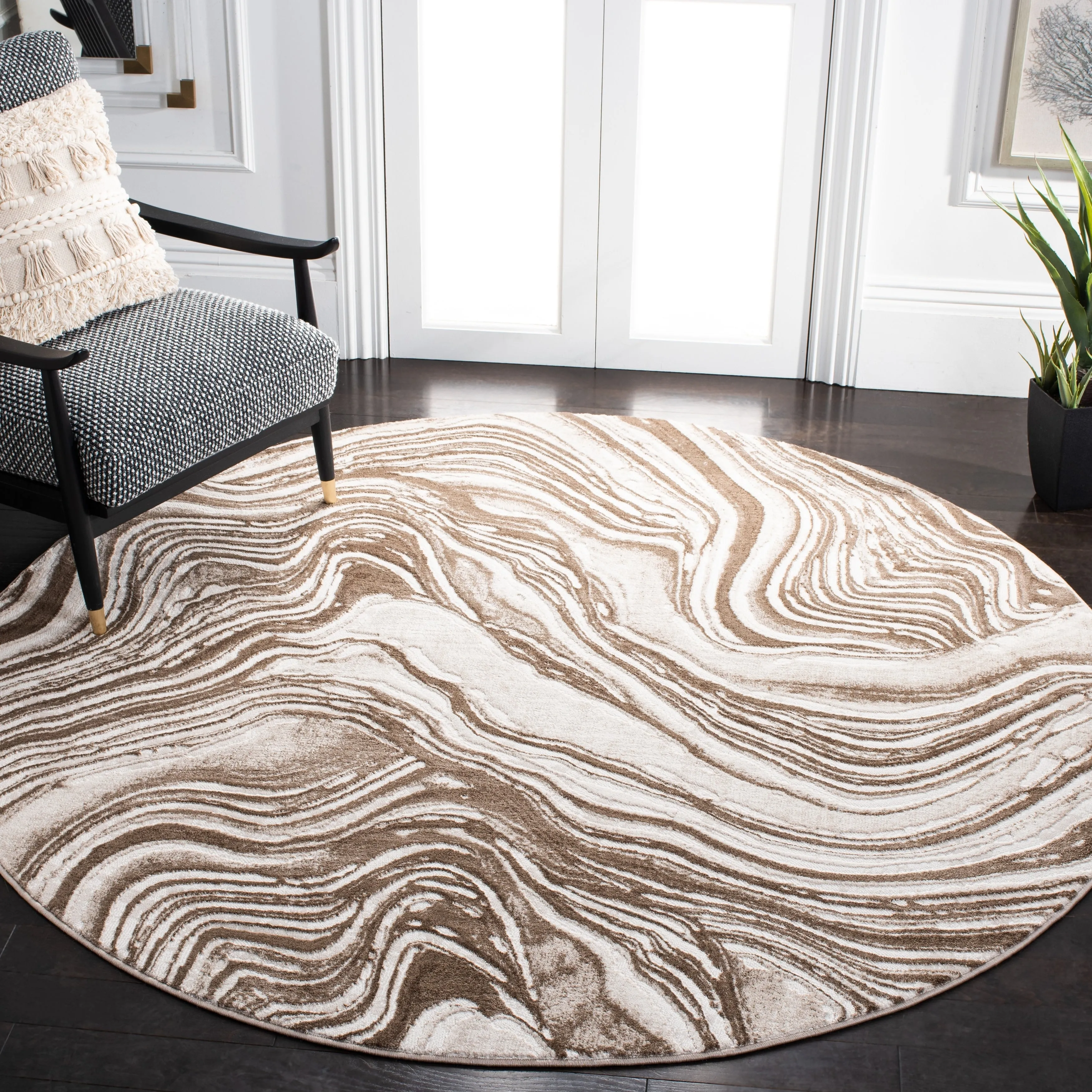 SAFAVIEH Meadow Marjolein Modern Abstract Rug