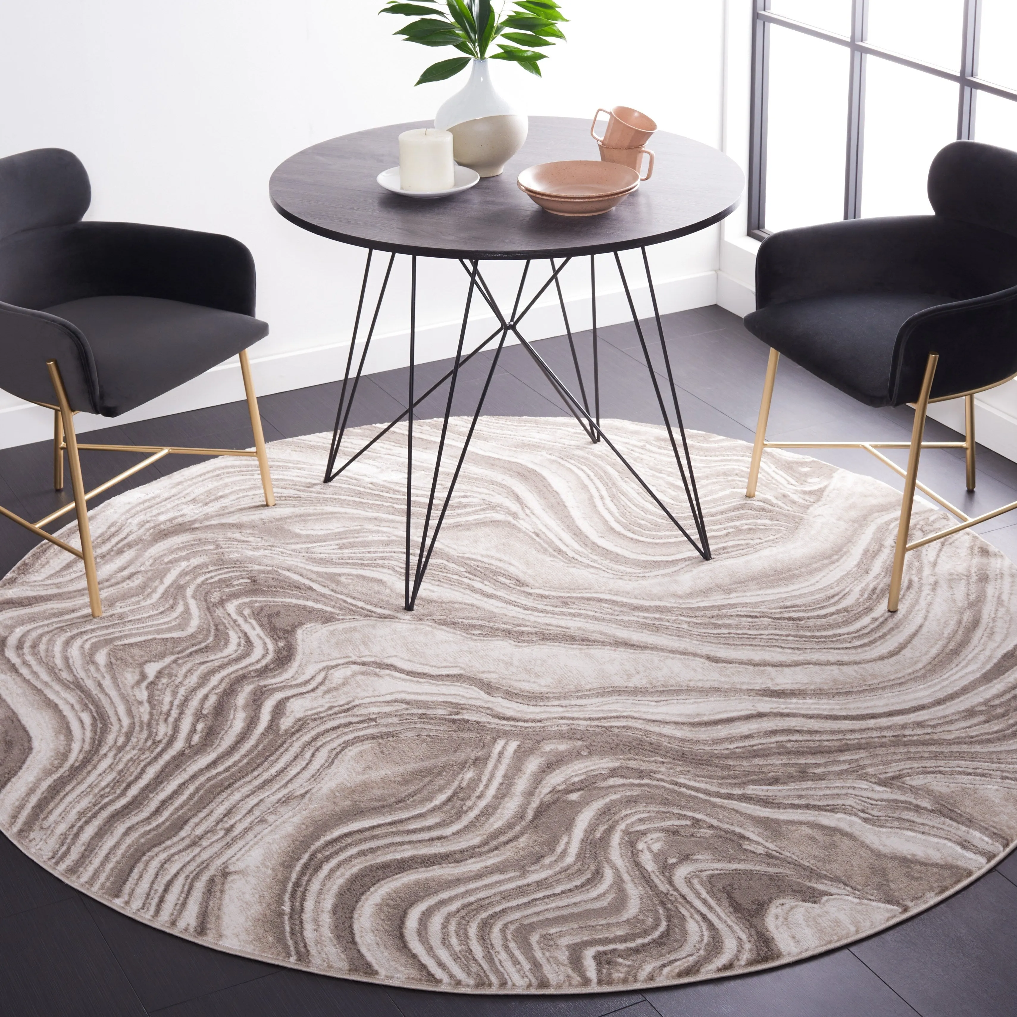 SAFAVIEH Meadow Marjolein Modern Abstract Rug
