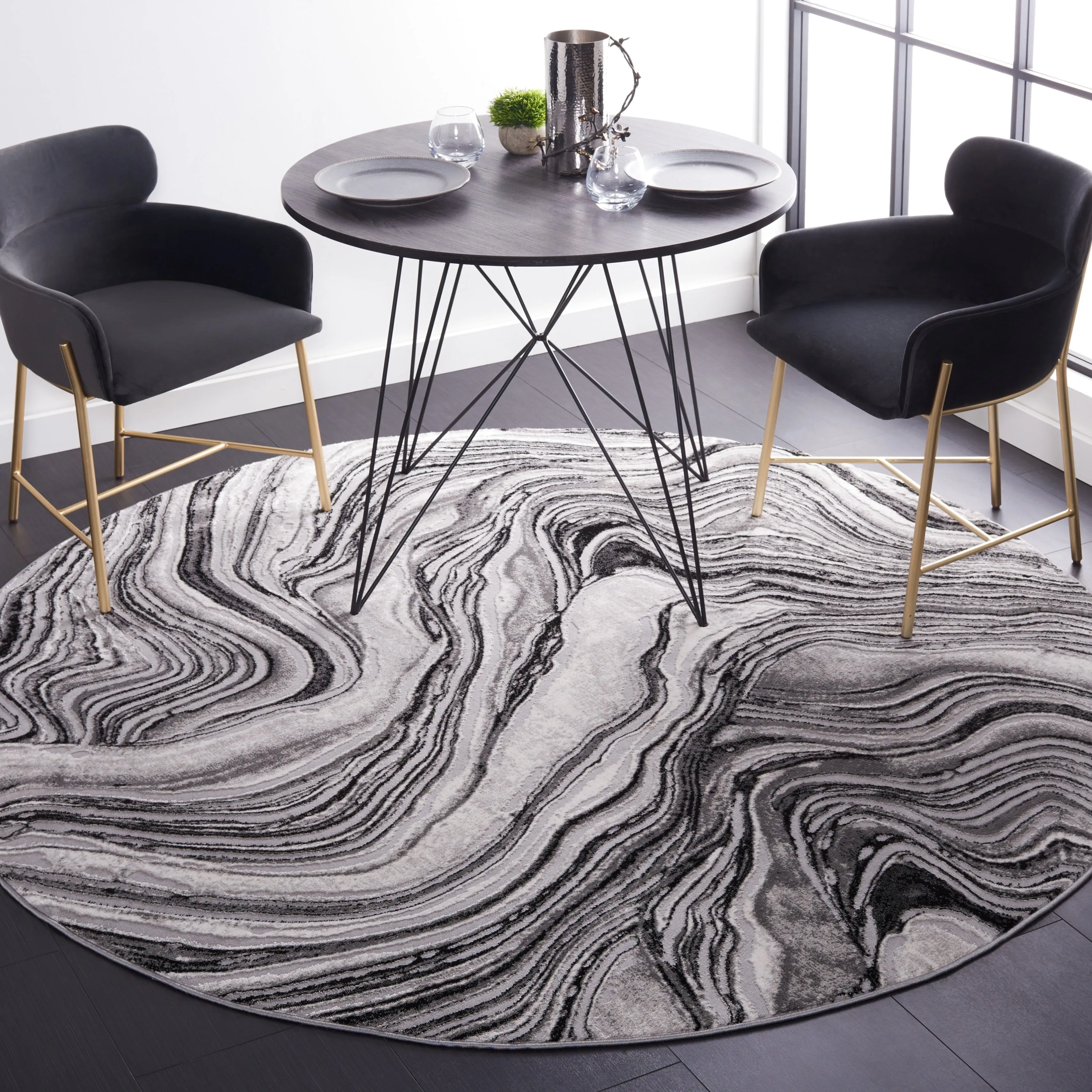 SAFAVIEH Meadow Marjolein Modern Abstract Rug