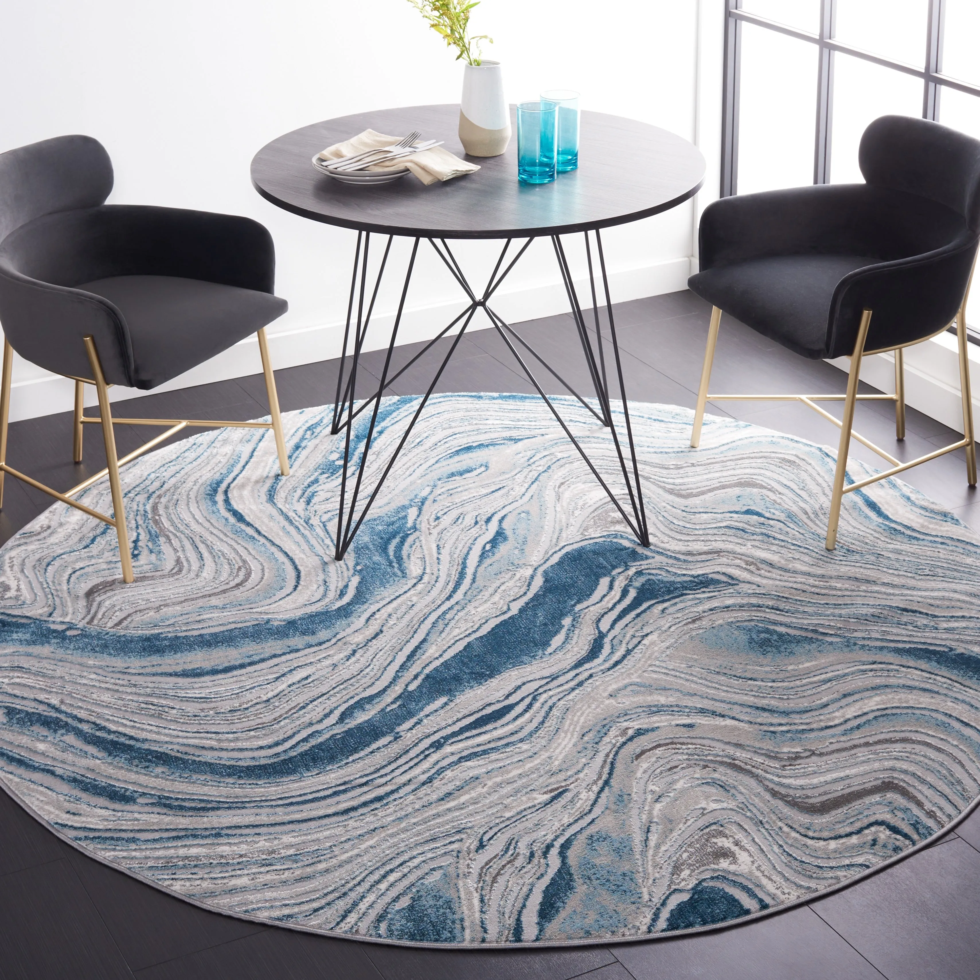 SAFAVIEH Meadow Marjolein Modern Abstract Rug