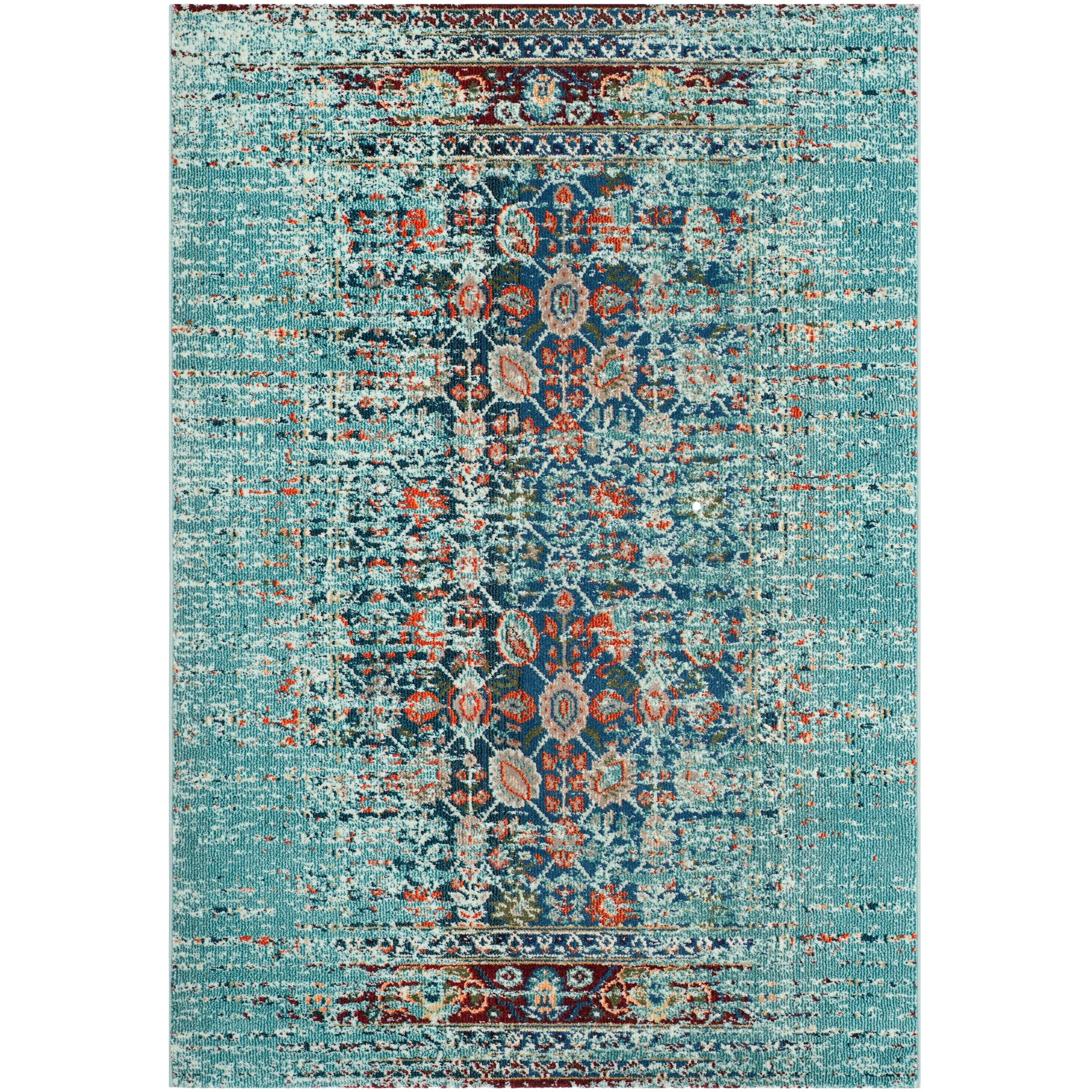 SAFAVIEH Monaco Katty Boho Rug - Blue/Multi - 5' 1 x 7' 7