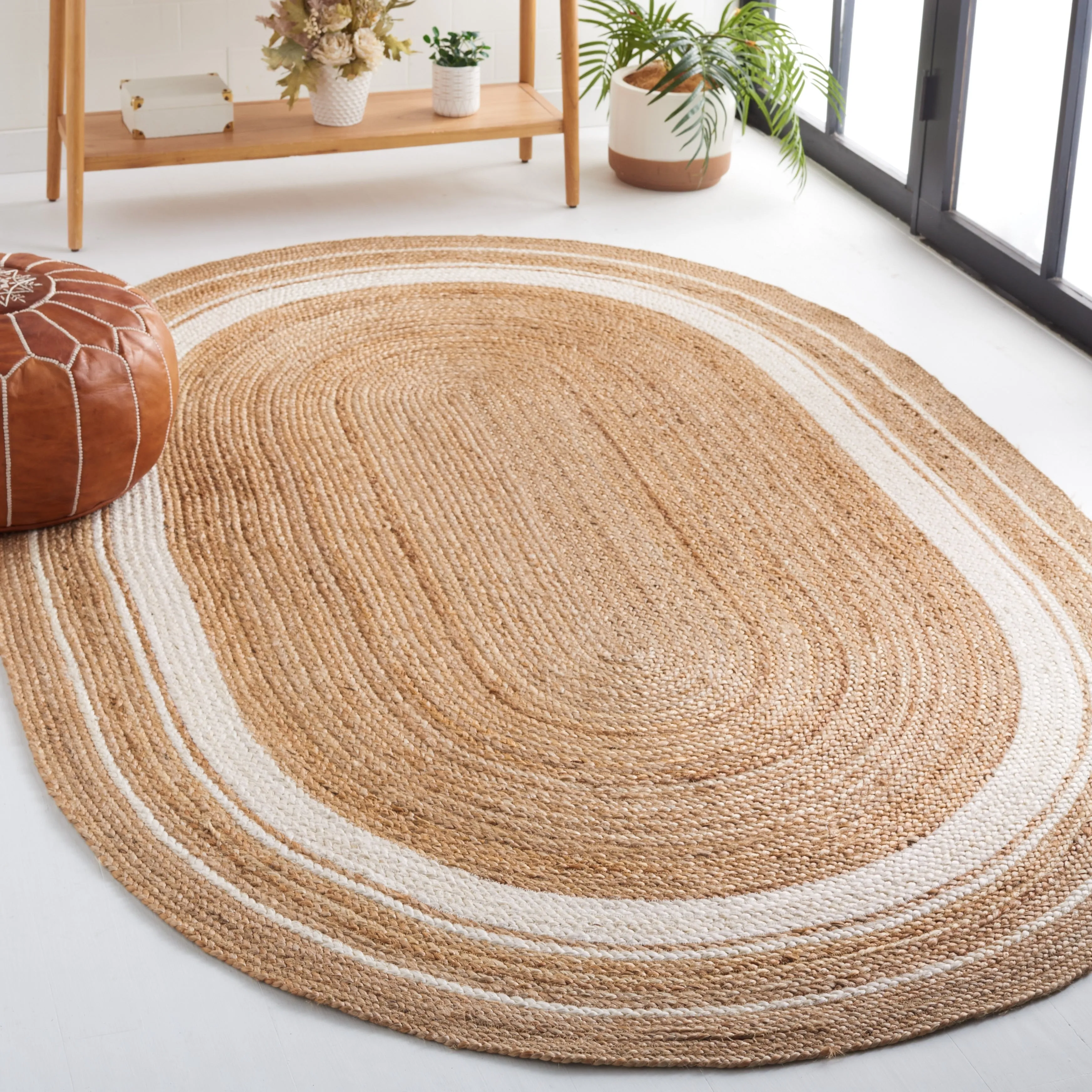 SAFAVIEH Natural Fiber Concetta Country Farmhouse Jute Rug