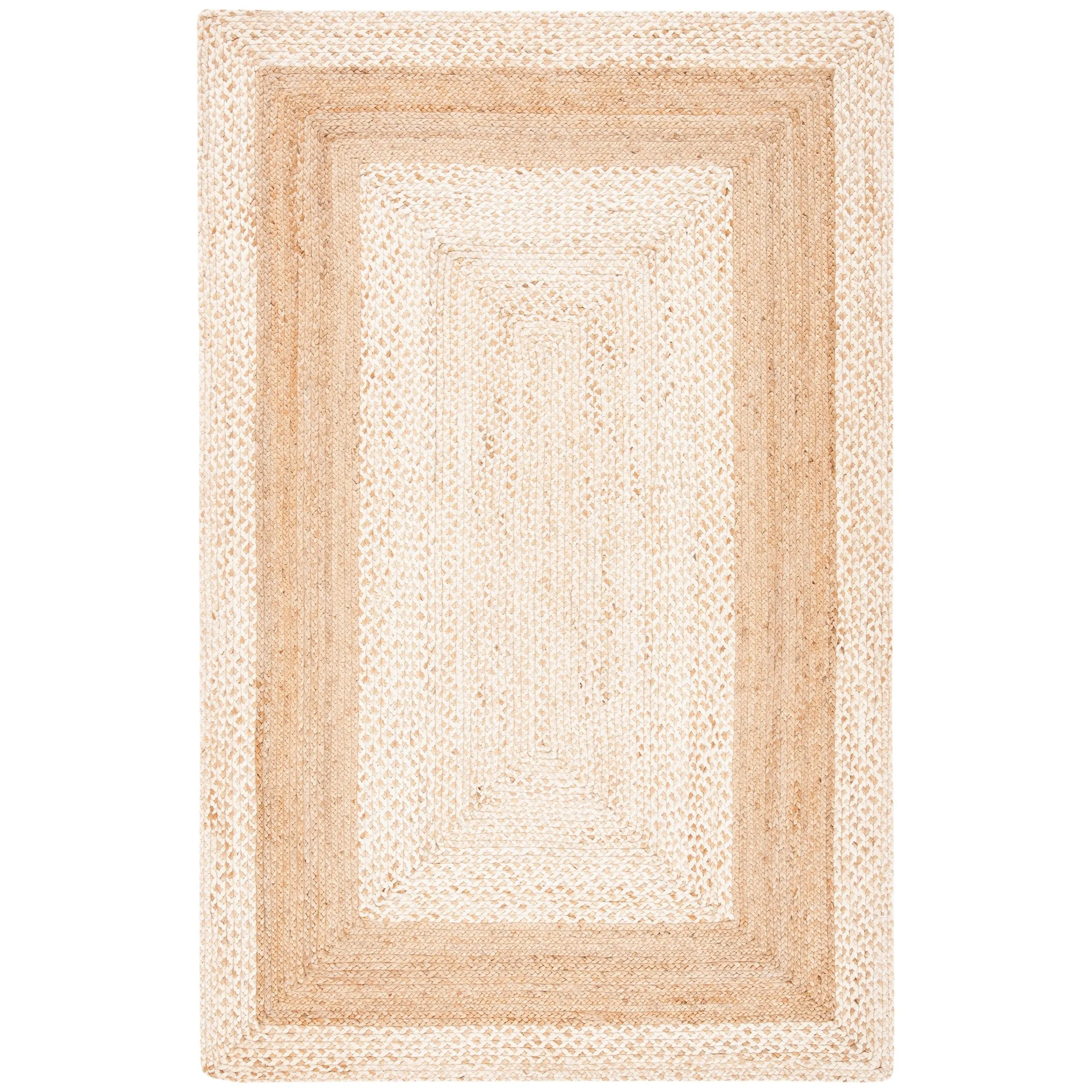 SAFAVIEH Natural Fiber Ethie Border Jute Rug