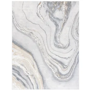 SAFAVIEH Orchard Ayala Modern Abstract Rug - Grey/Gold - 8' x 10'