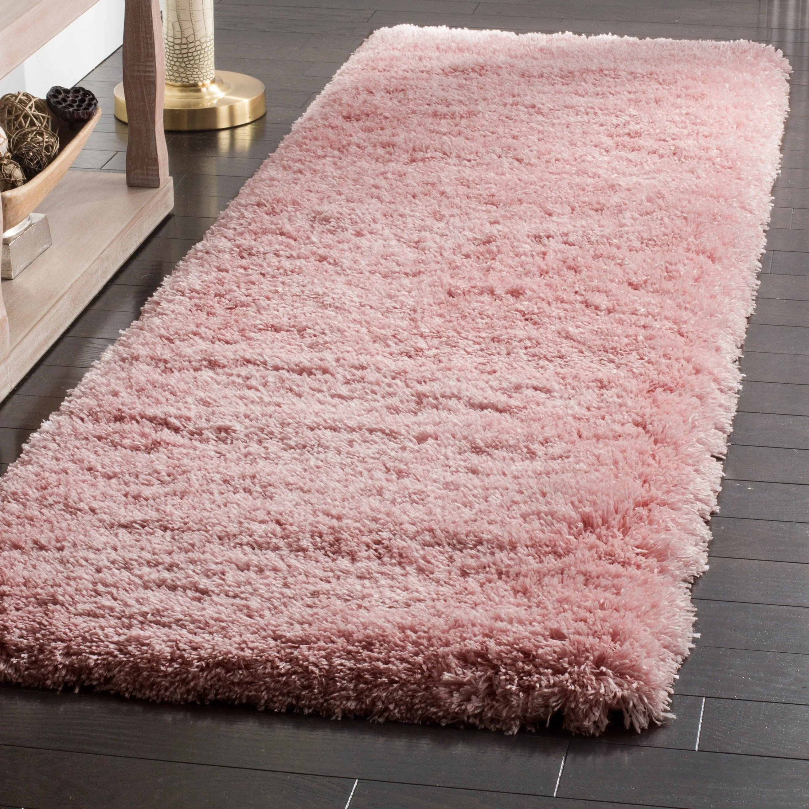SAFAVIEH Polar Shag Alabama Glam Solid 3-inch Extra Thick
