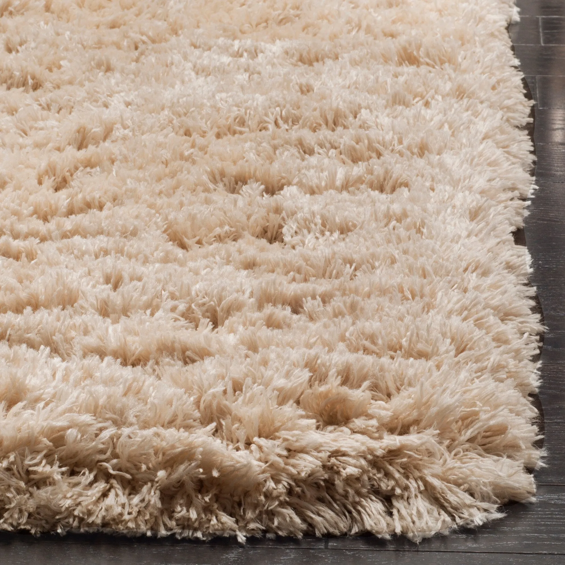 SAFAVIEH Polar Shag Alabama Glam Solid 3-inch Extra Thick
