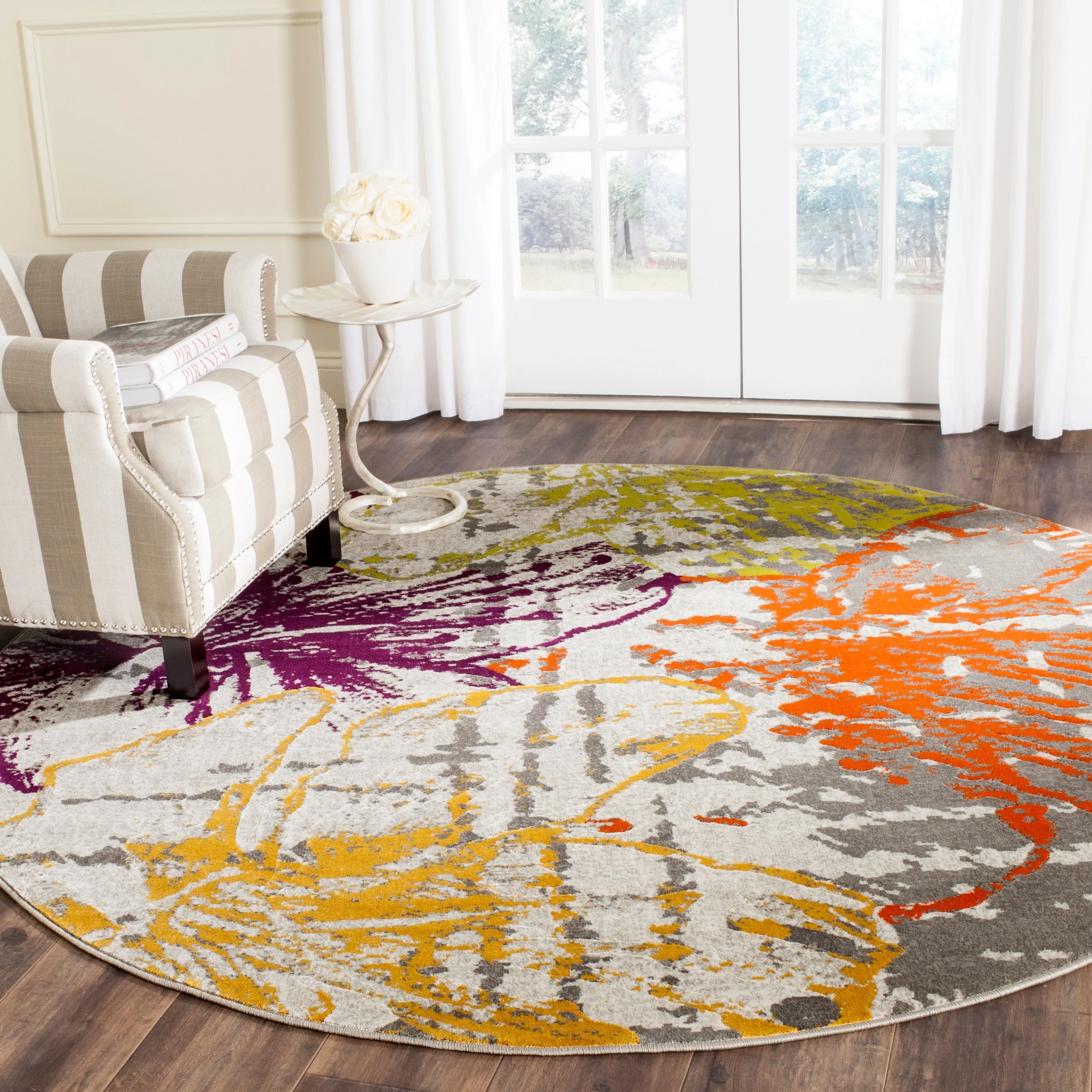 SAFAVIEH Porcello Jo Abstract Floral Area Rug