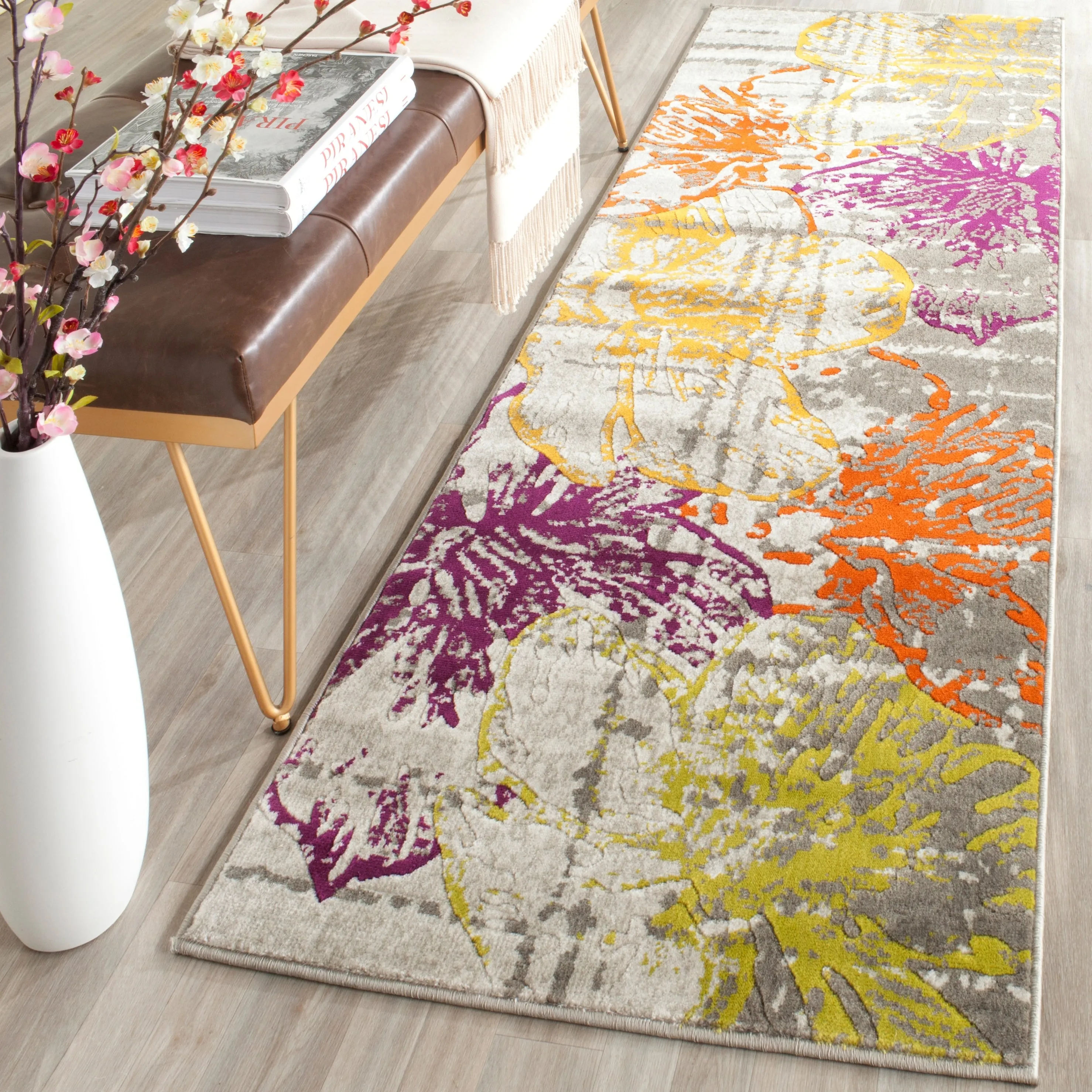 SAFAVIEH Porcello Jo Abstract Floral Area Rug