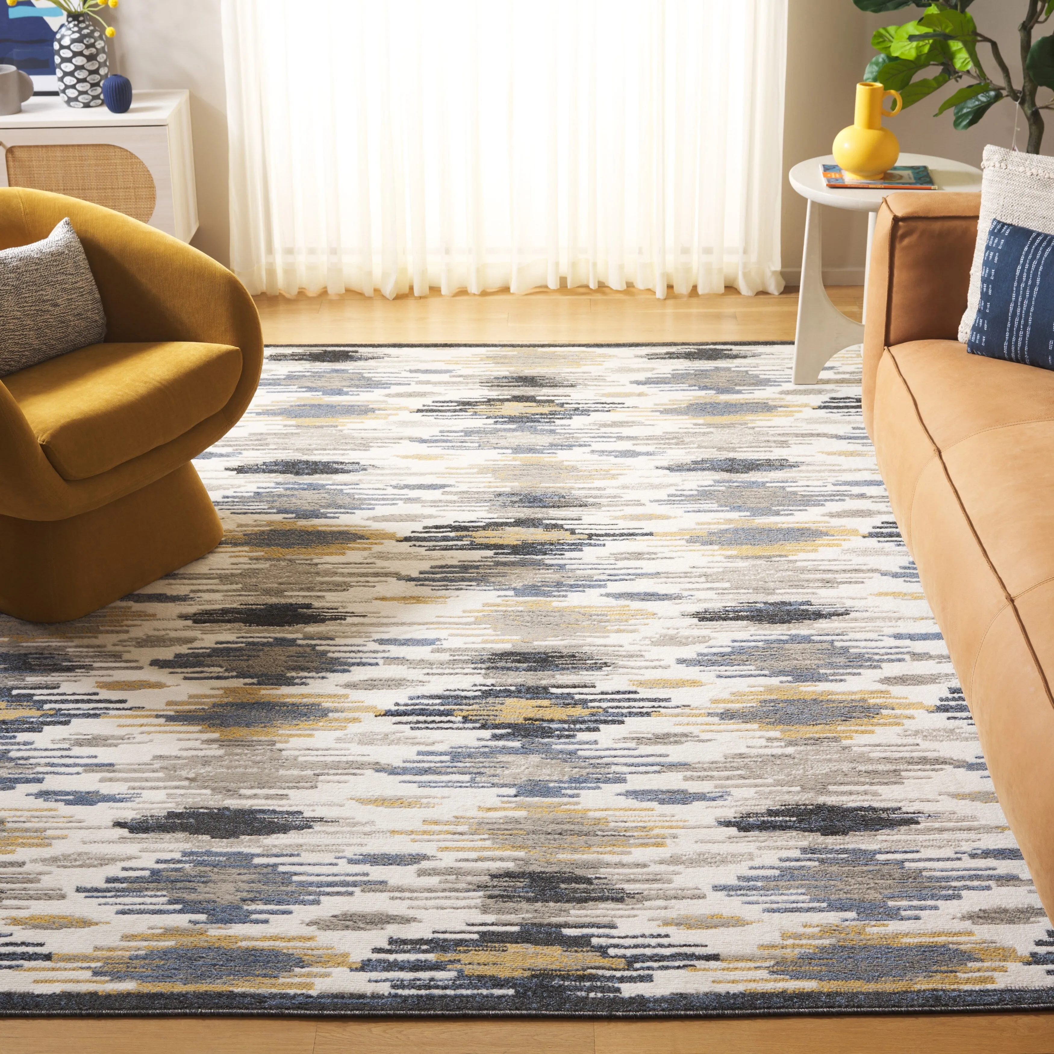 SAFAVIEH Pyramid Amaris Contemporary Rug