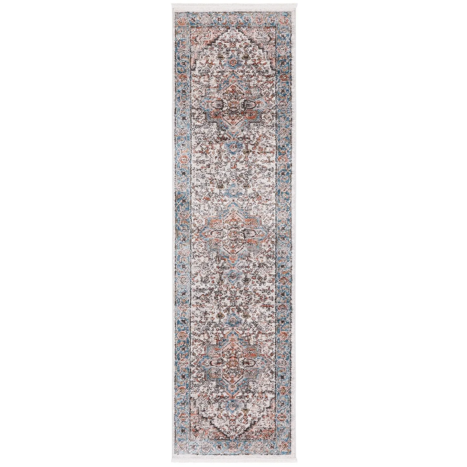 SAFAVIEH Shivan Karima Contemporary Rug - Grey/Blue - 2' 6 x 8'