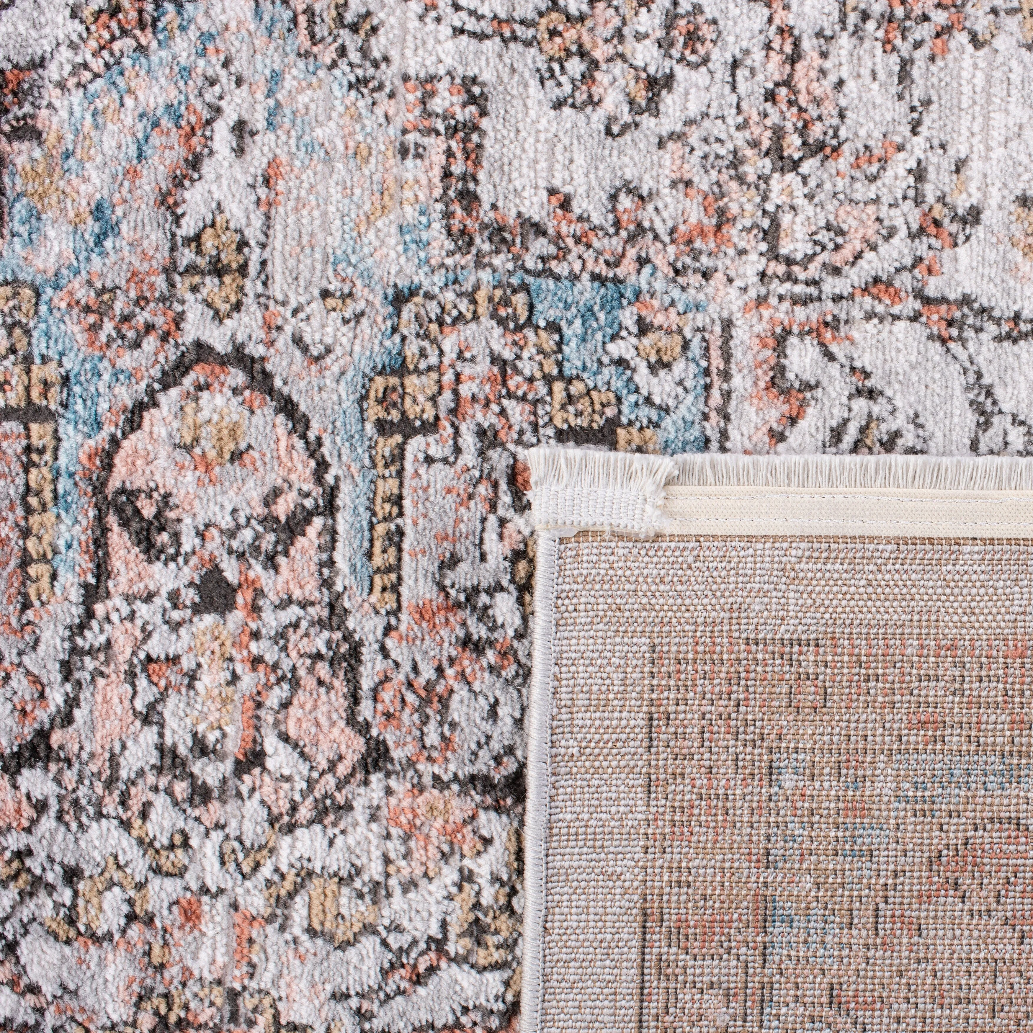 SAFAVIEH Shivan Karima Contemporary Rug - Grey/Blue - 2' 6 x 8'