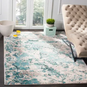 SAFAVIEH Skyler Nemesia Modern Rug - Blue/Ivory - 5' 1 x 7' 6