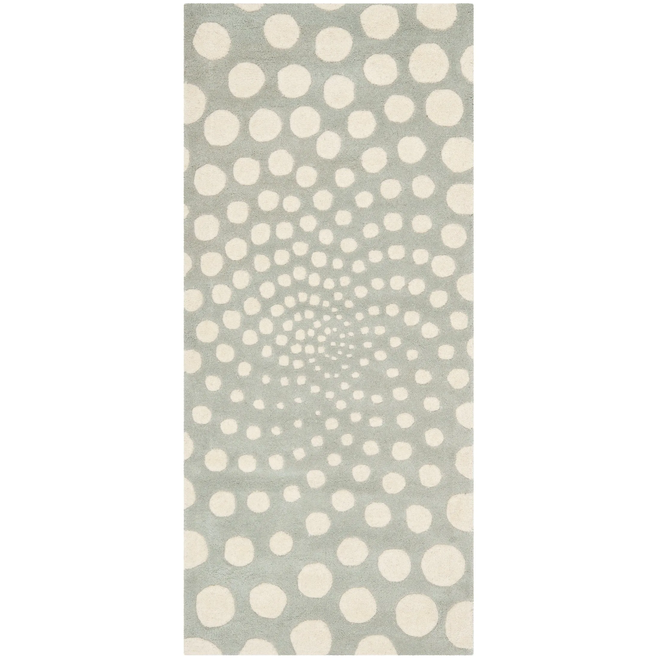 SAFAVIEH Soho Handmade Eulalia Abstract Dots N.Z. Wool Area Rug