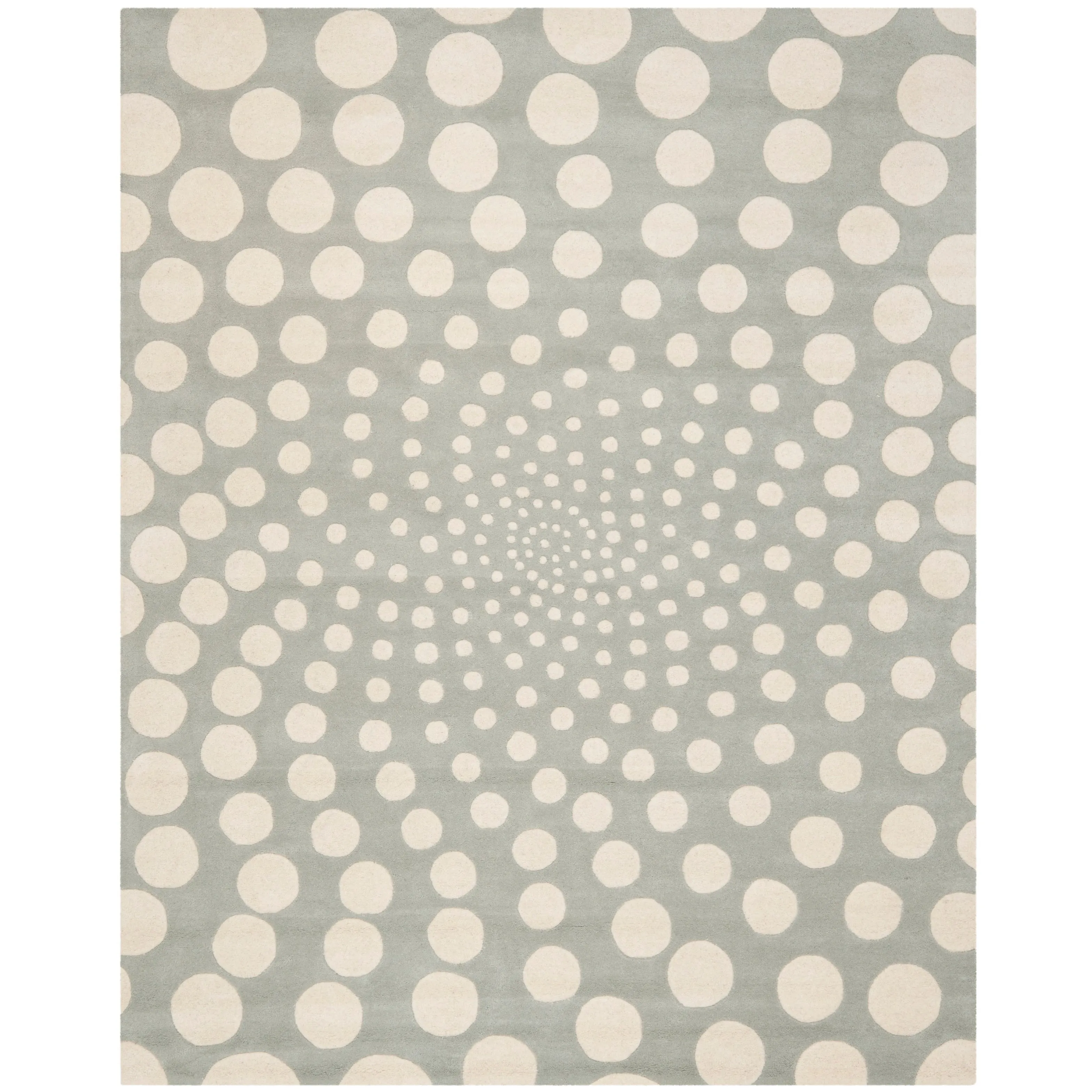 SAFAVIEH Soho Handmade Eulalia Abstract Dots N.Z. Wool Area Rug