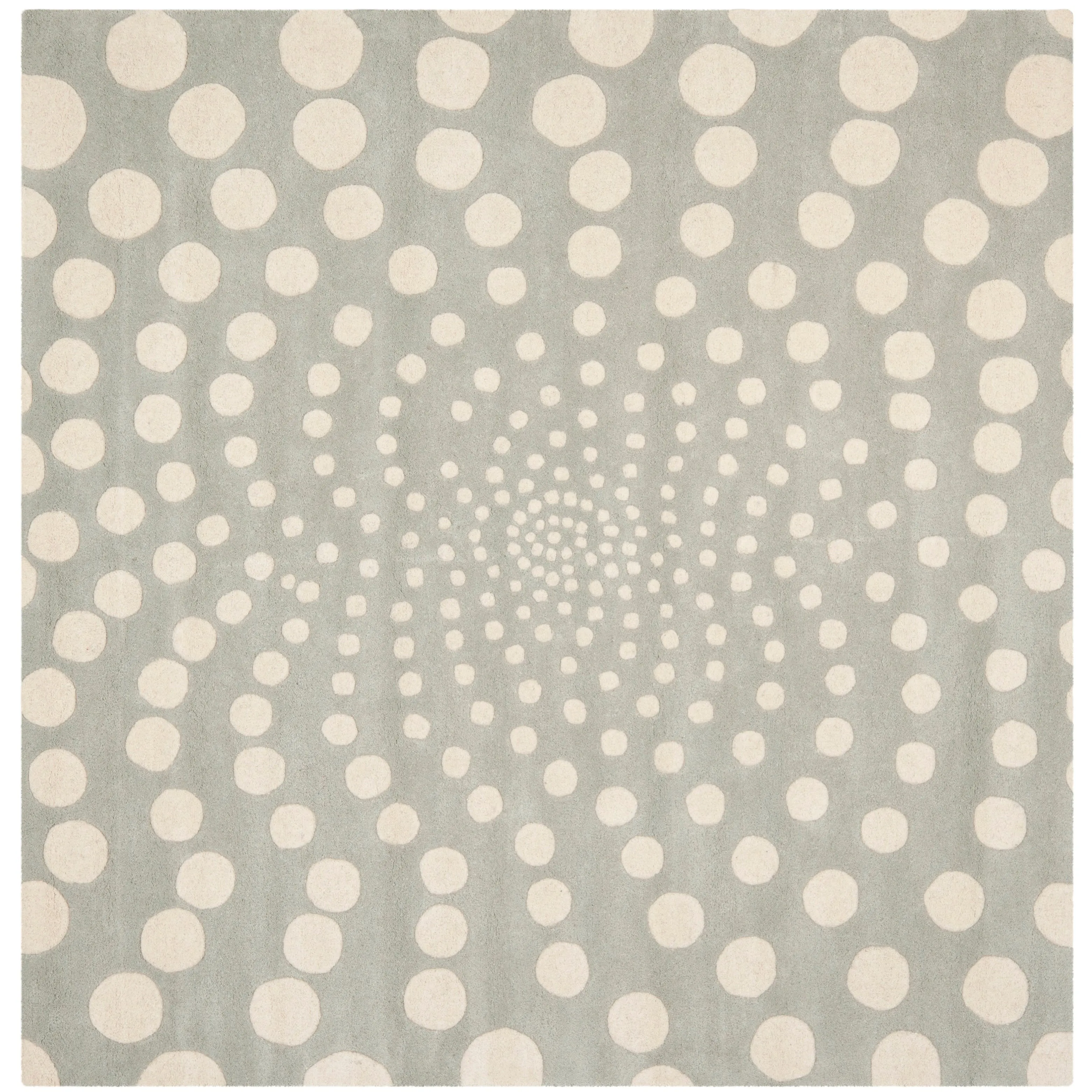 SAFAVIEH Soho Handmade Eulalia Abstract Dots N.Z. Wool Area Rug