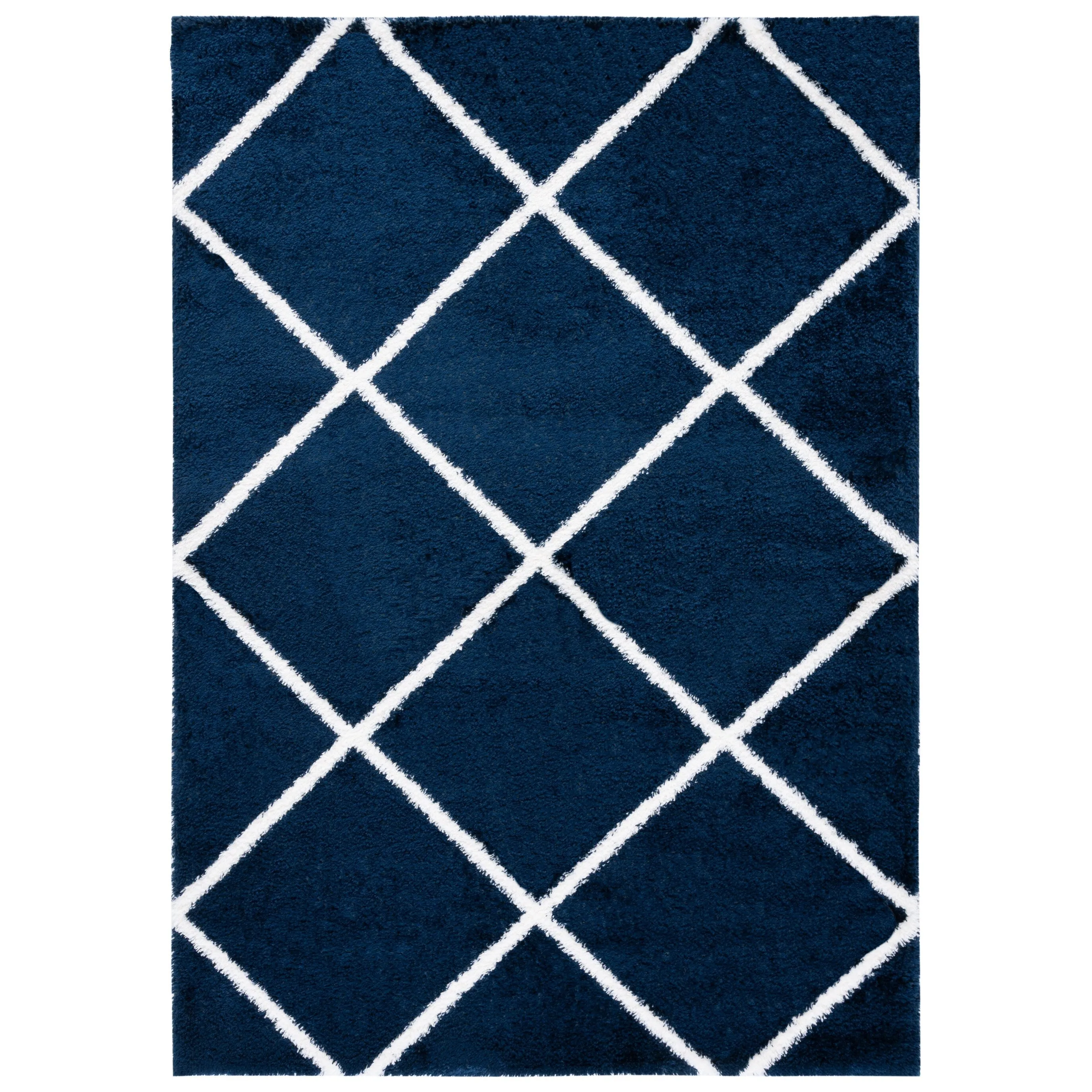 SAFAVIEH Tahoe Shag Emilia Trellis 1.2-inch Thick Rug